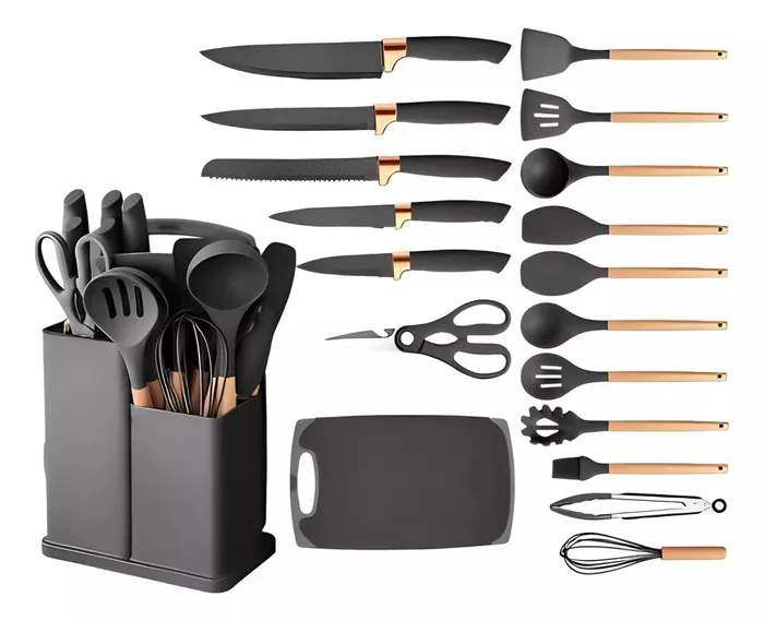 Juego de utensilios de cocina de silicona