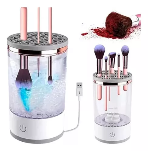 Limpiador de brochas de maquillaje