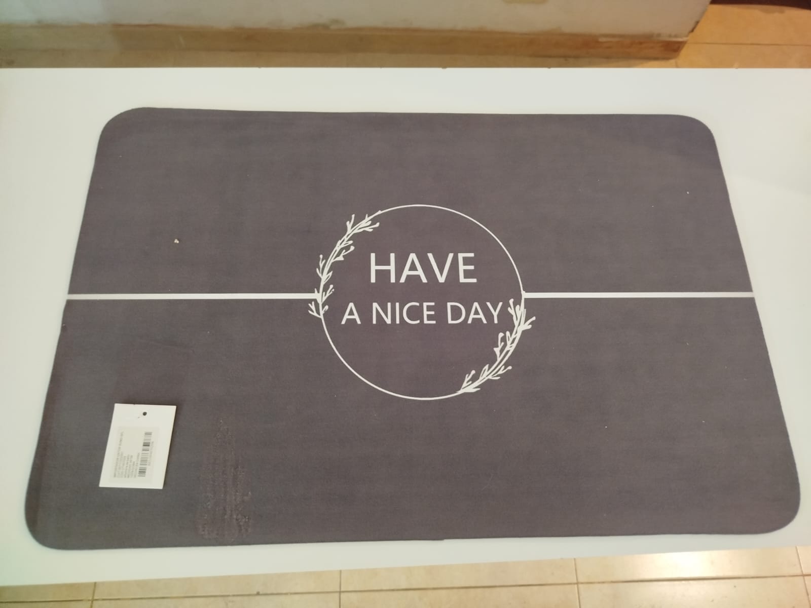 alfombra de baño "have a nice day"