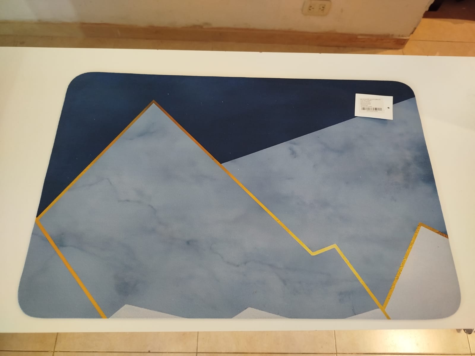alfombra de baño minimalista 