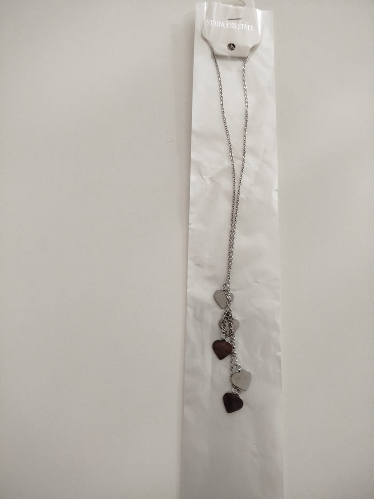 Collar de corazones
