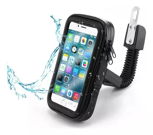 Soporte para teléfono impermeable para moto