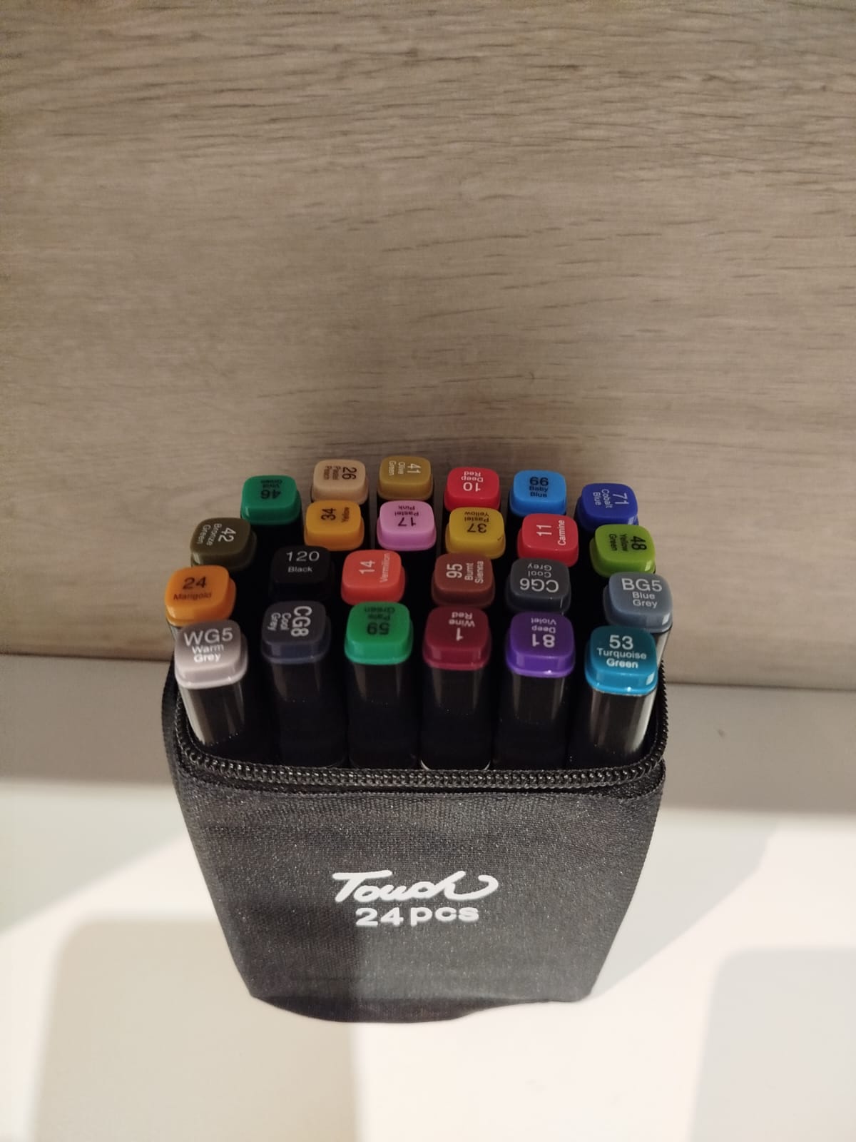 Marcadores doble puntas x 24pcs