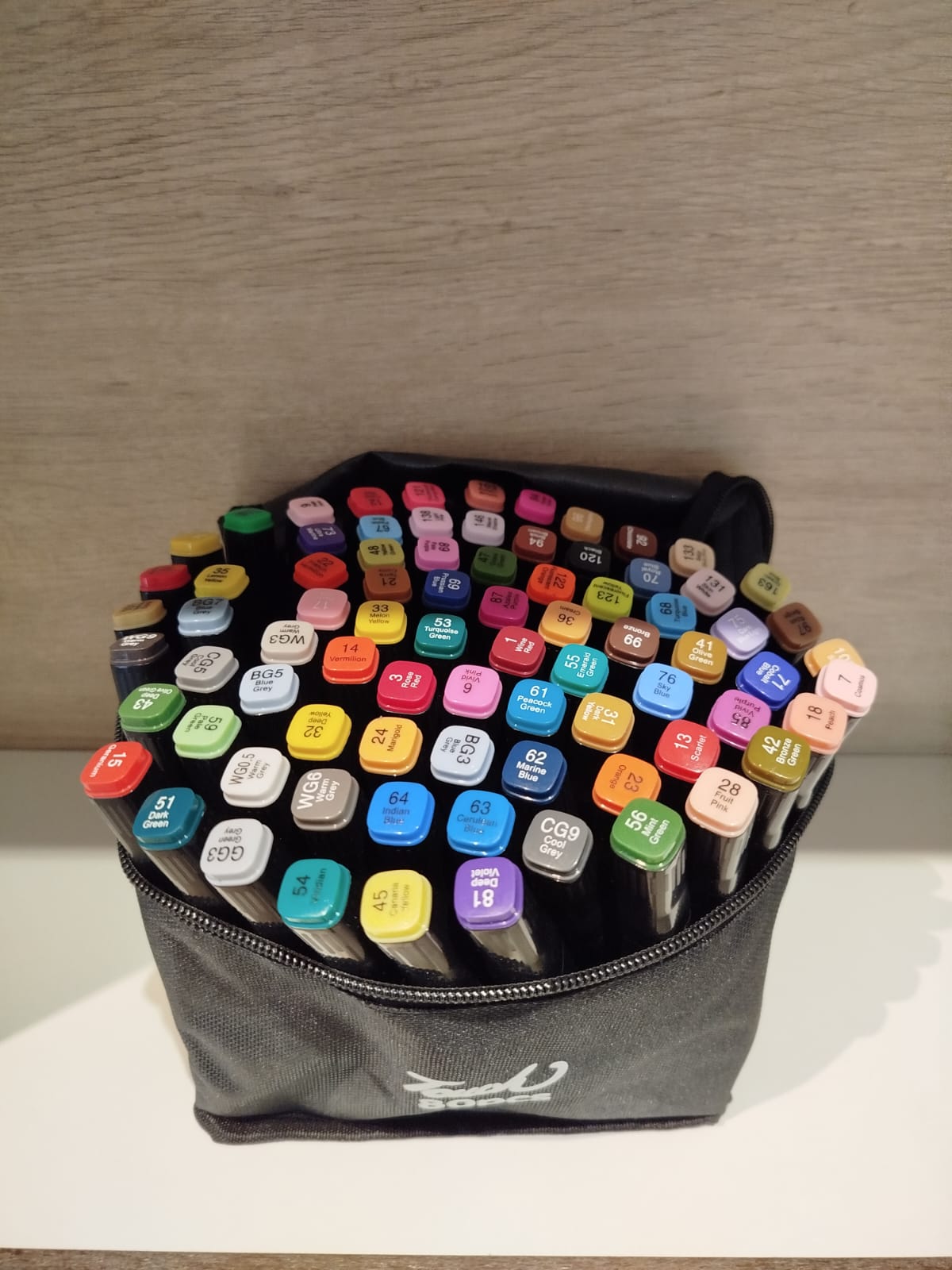 Marcadores doble puntas x 80 pcs