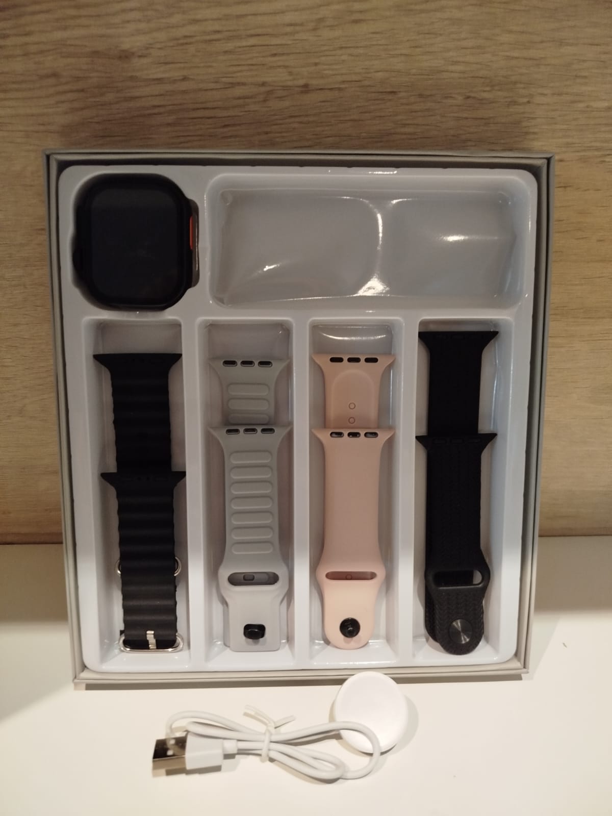 Reloj inteligente con correas intercambiables