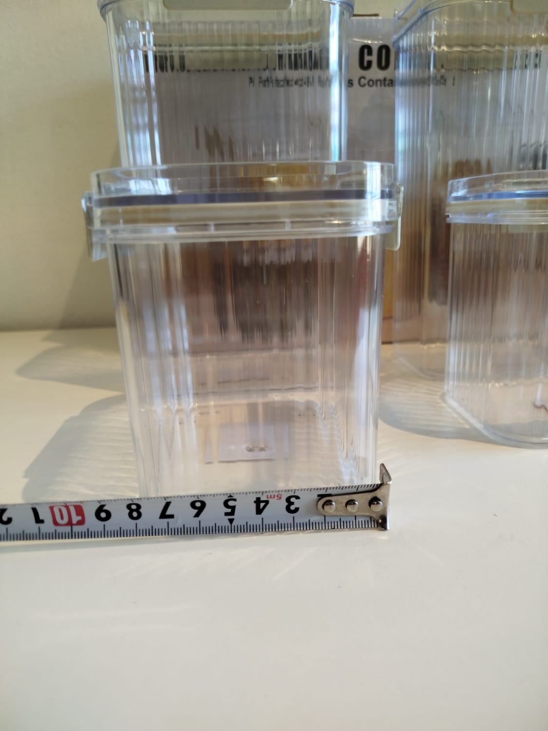 Recipientes de almacenamiento transparentes