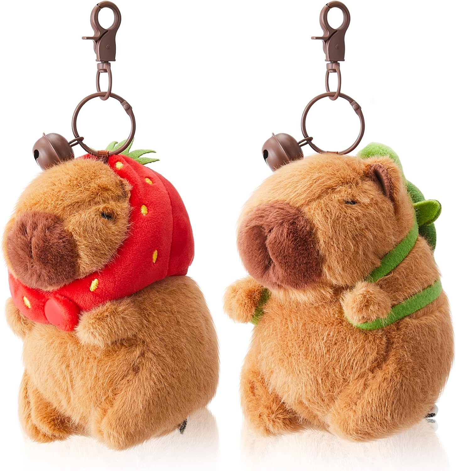 Llaveros peluche capybara 