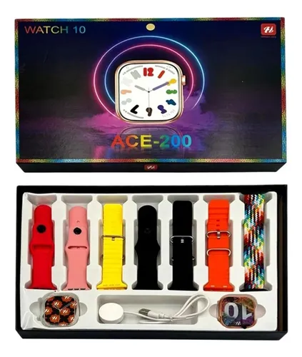 Reloj inteligente ACE-200 con correas intercambiables
