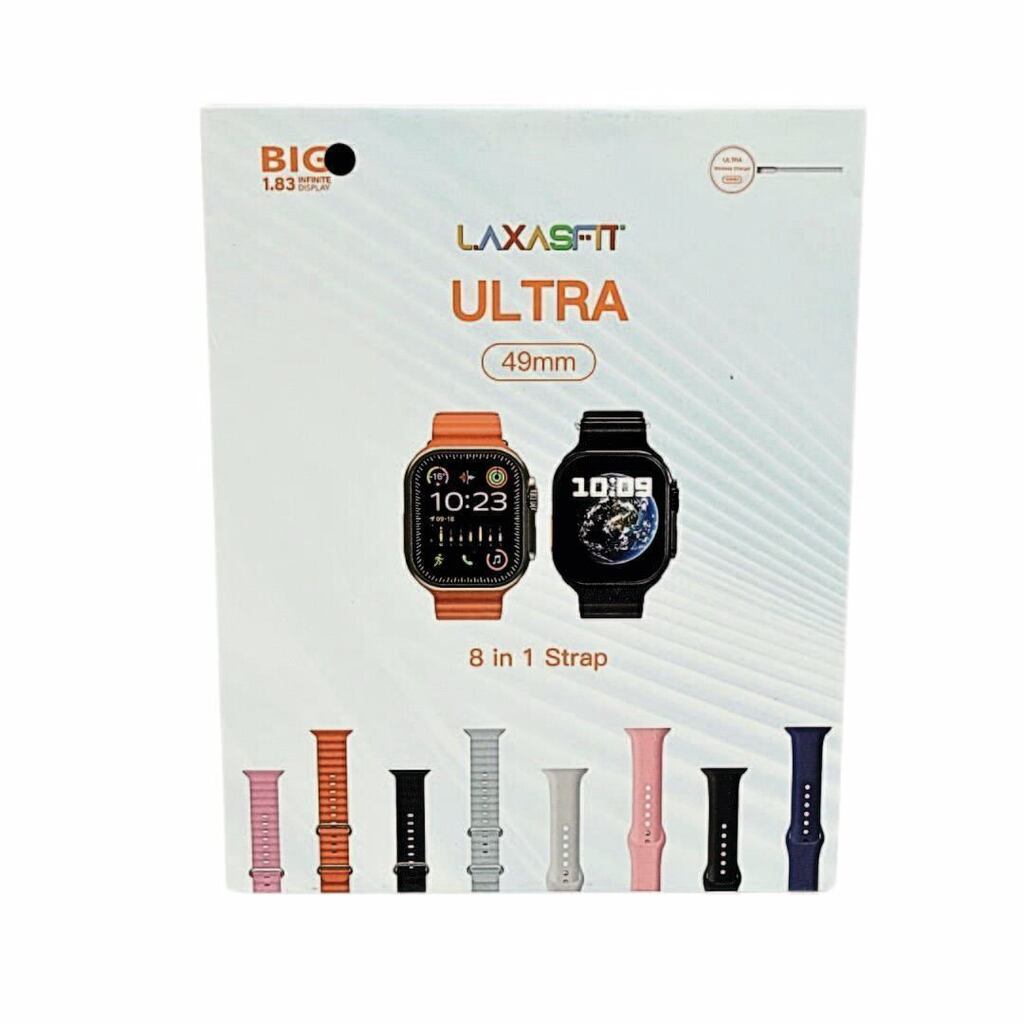 Reloj inteligente LAXASFIT ULTRA  8 mallas