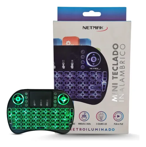 Teclado inalámbrico mini TV