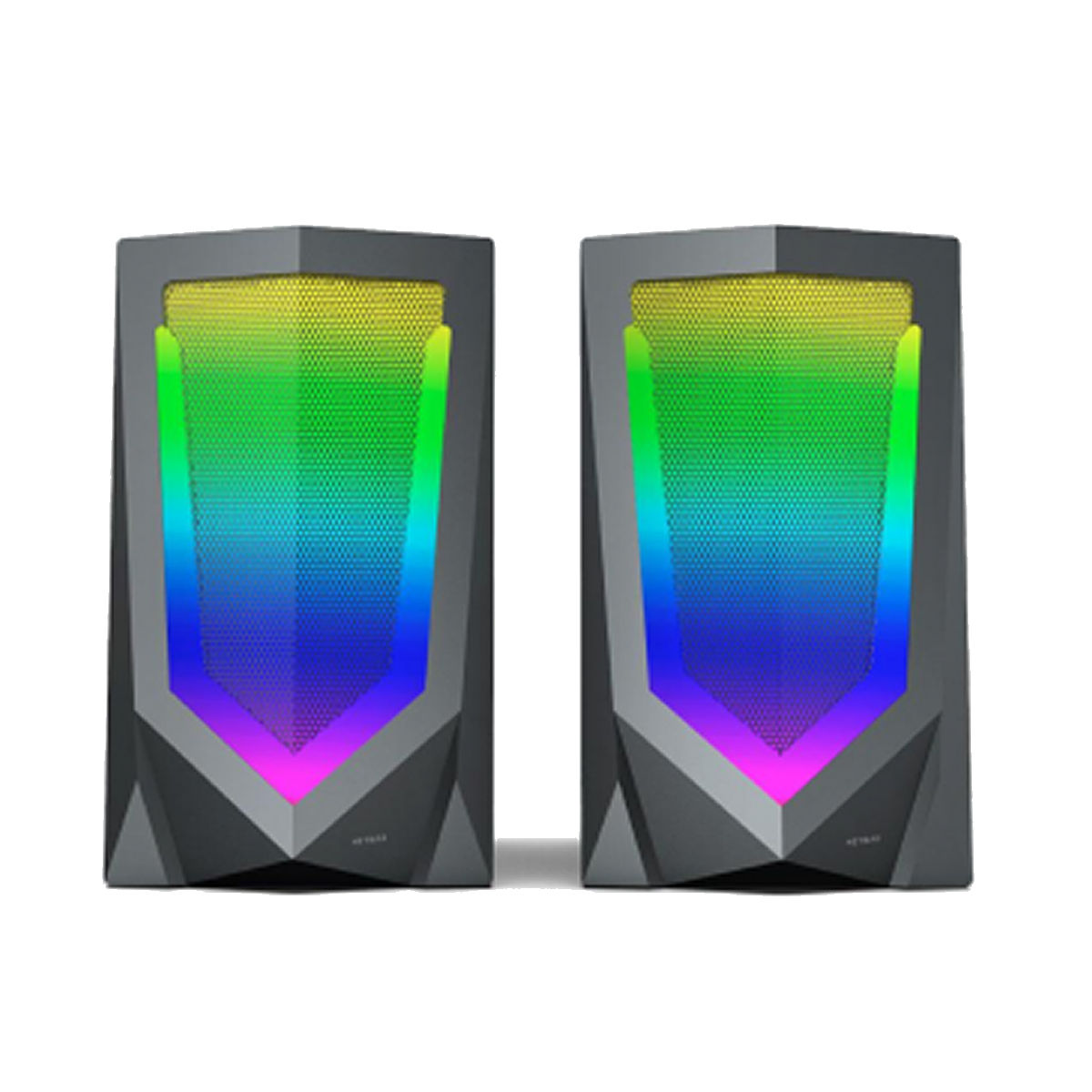 Parlantes RGB Netmak para pc