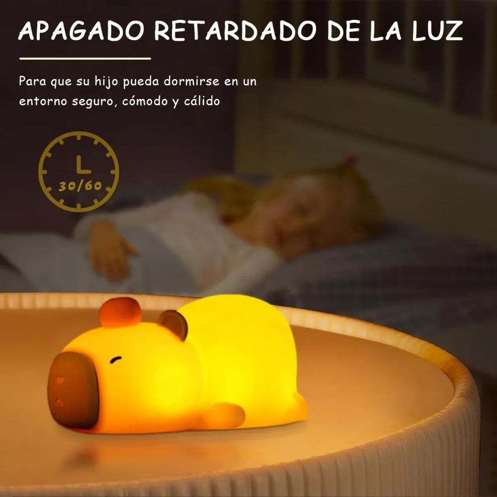 Lámpara nocturna infantil con apagado automático