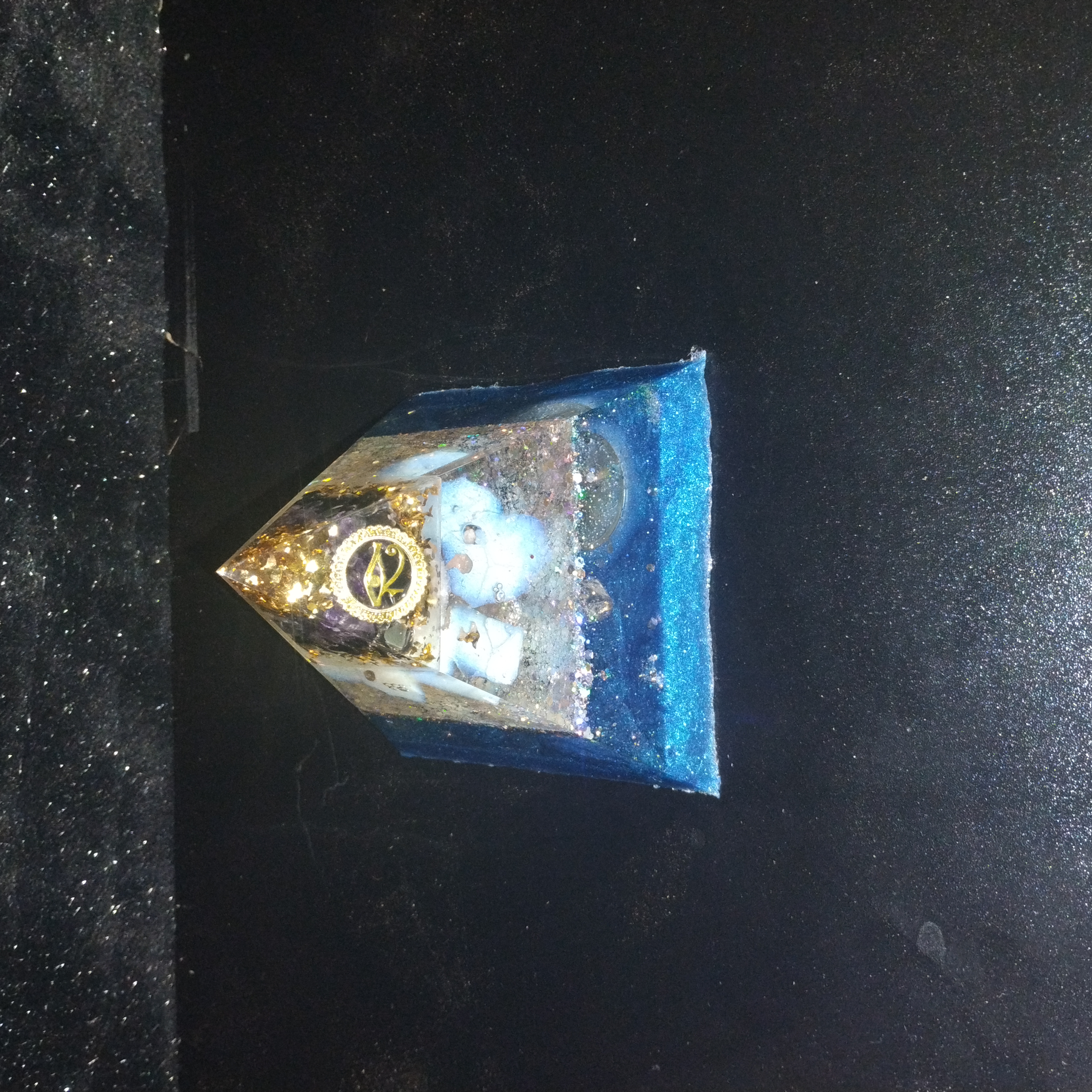 Eye of Horus Gemstone Pyramid