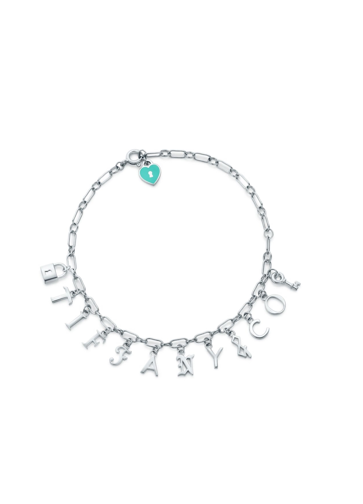 Tiffany Sterling Silver Charm Bracelet