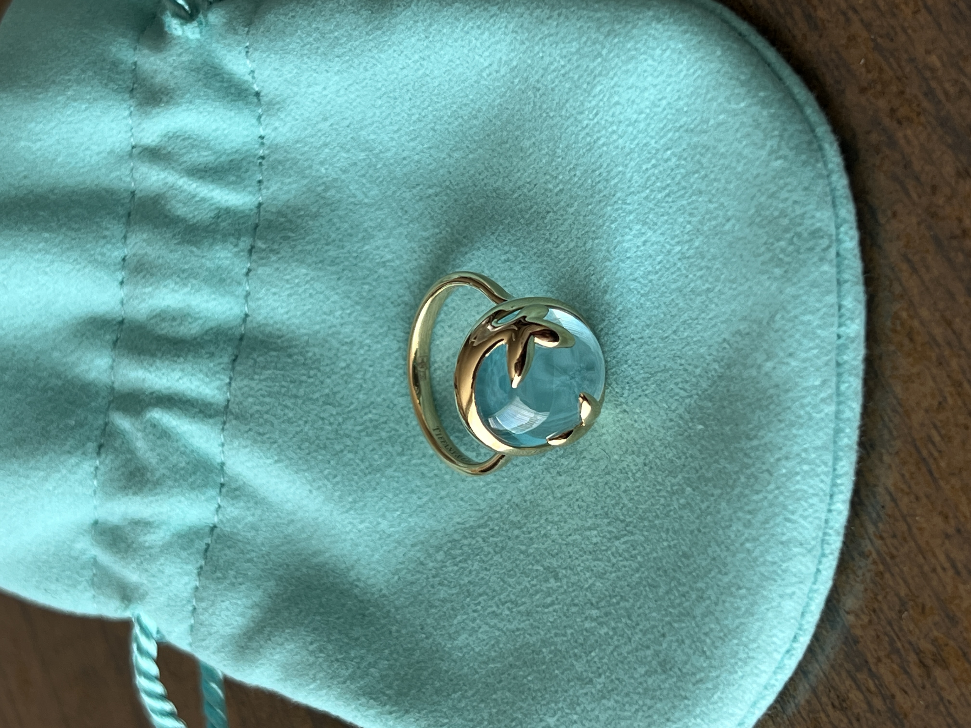 Tiffany Gold Paloma Picasso Olive Leave Ring
