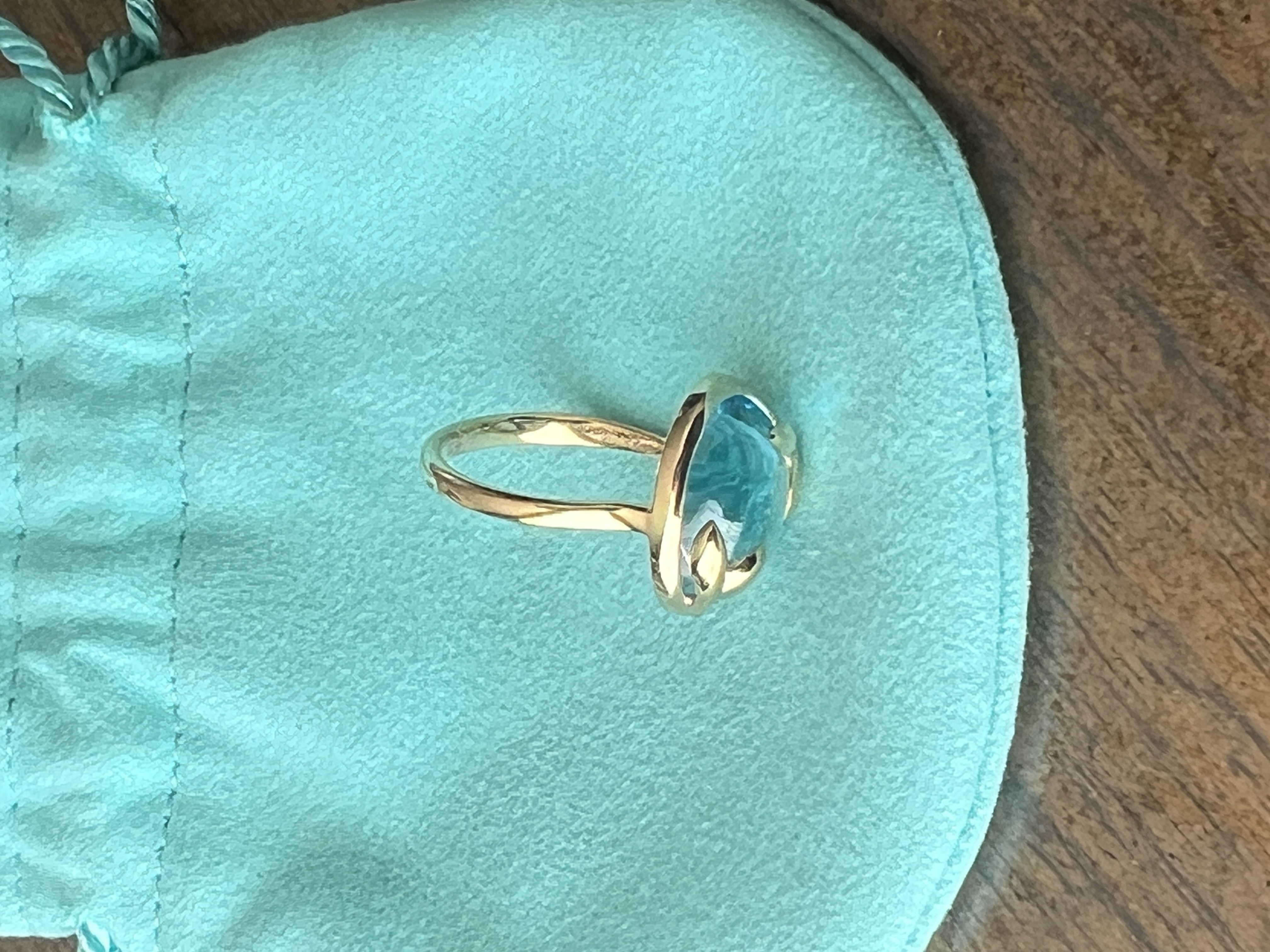 Tiffany Gold Paloma Picasso Olive Leave Ring