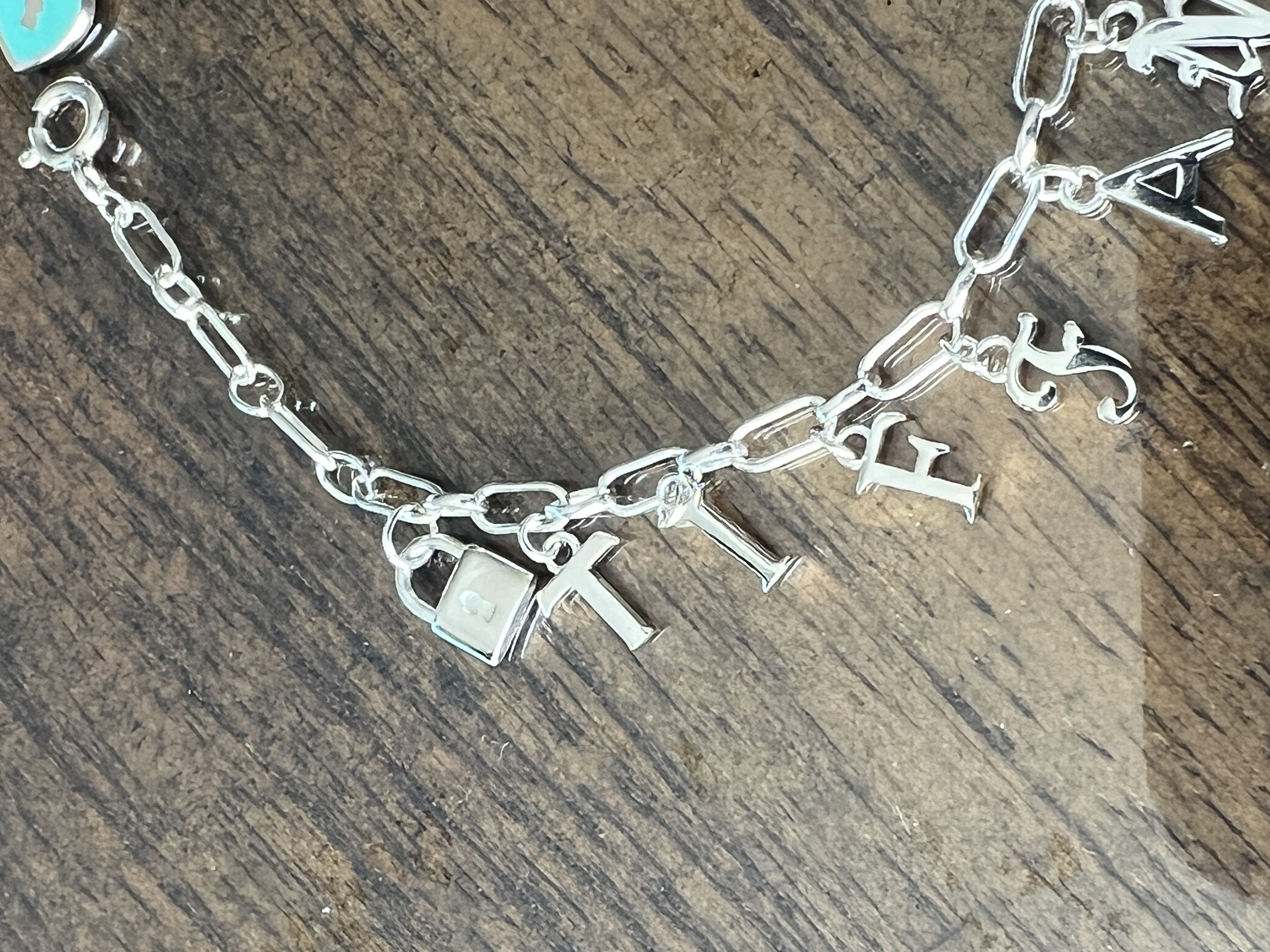 Tiffany Sterling Silver Charm Bracelet