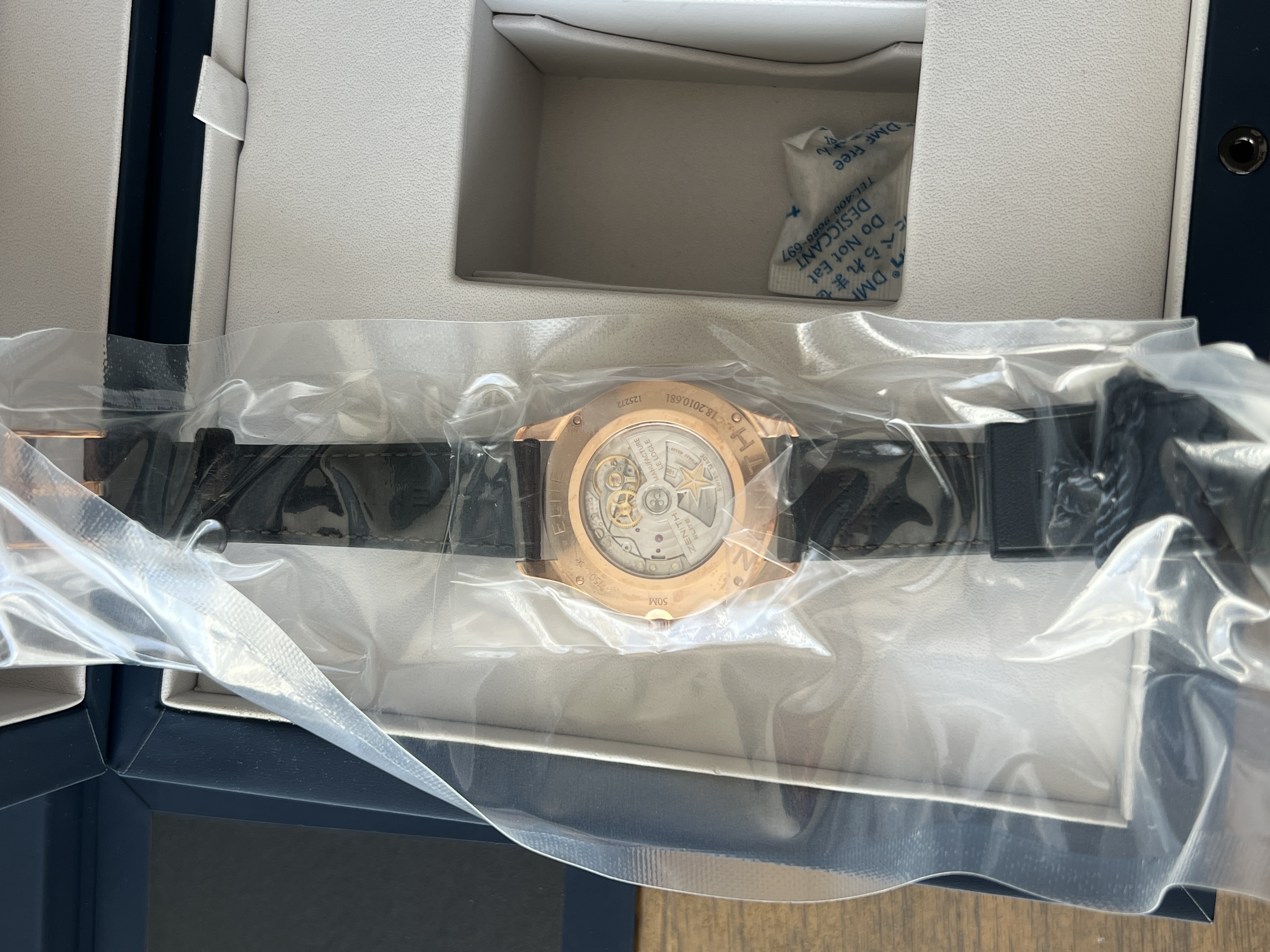 18K Rose Gold Zenith Watch