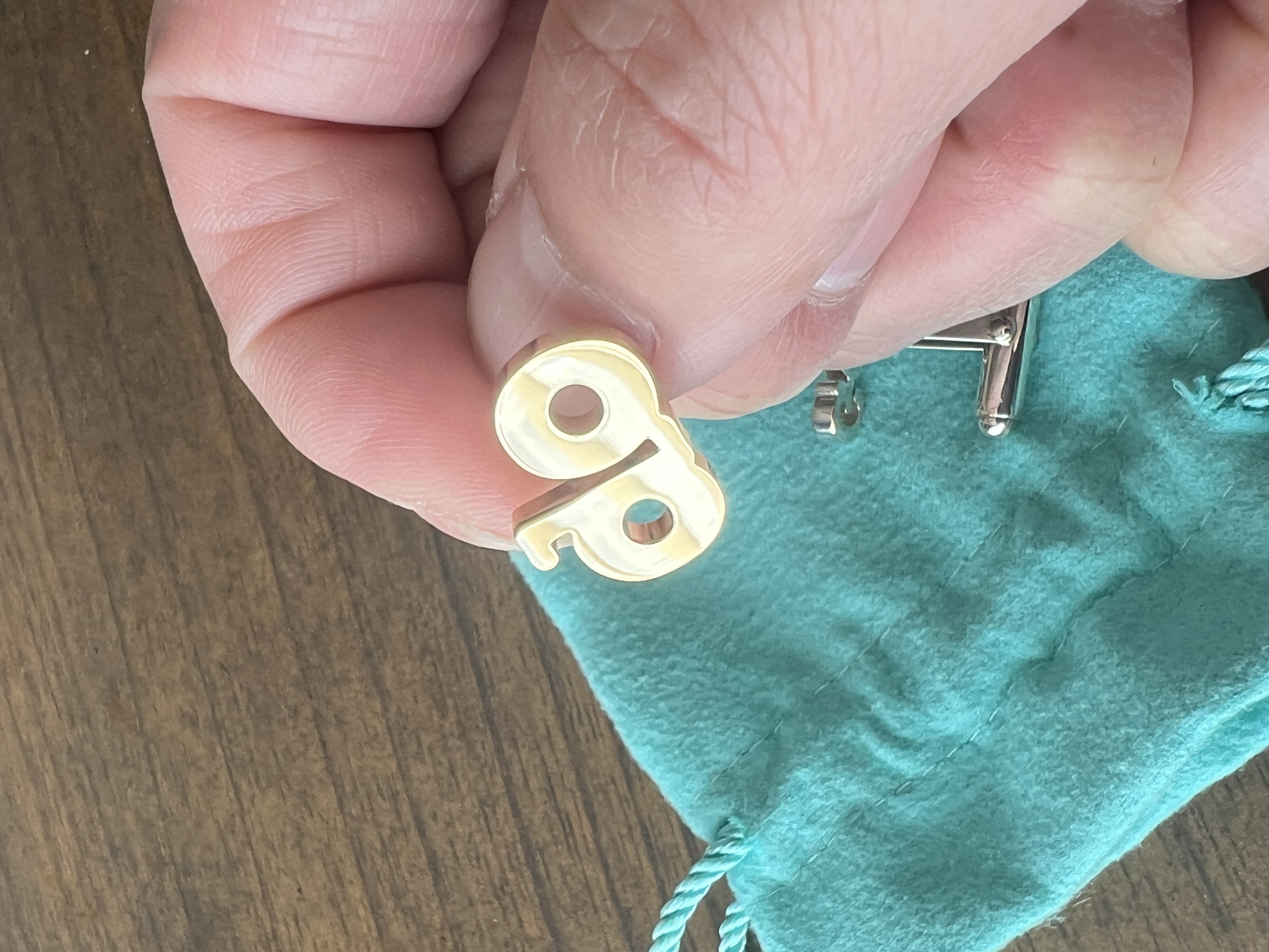 Tiffany "Do Good" Gold & Silver Cufflinks