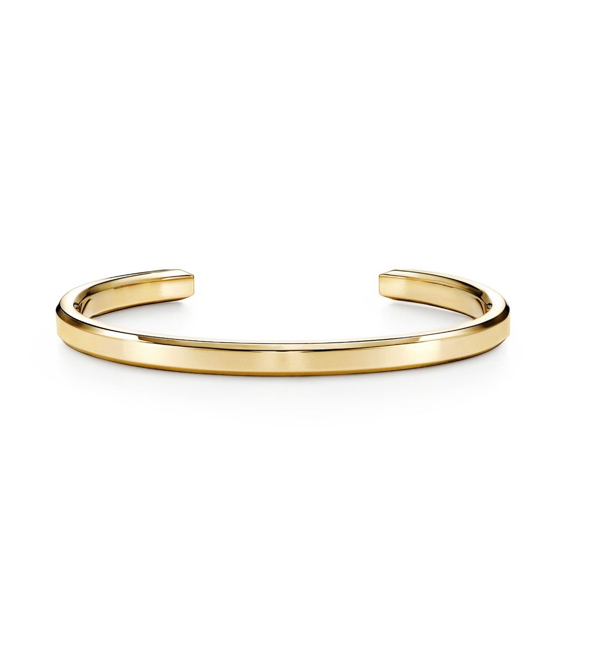 18K Gold Tiffany Markers Cuff Bangle