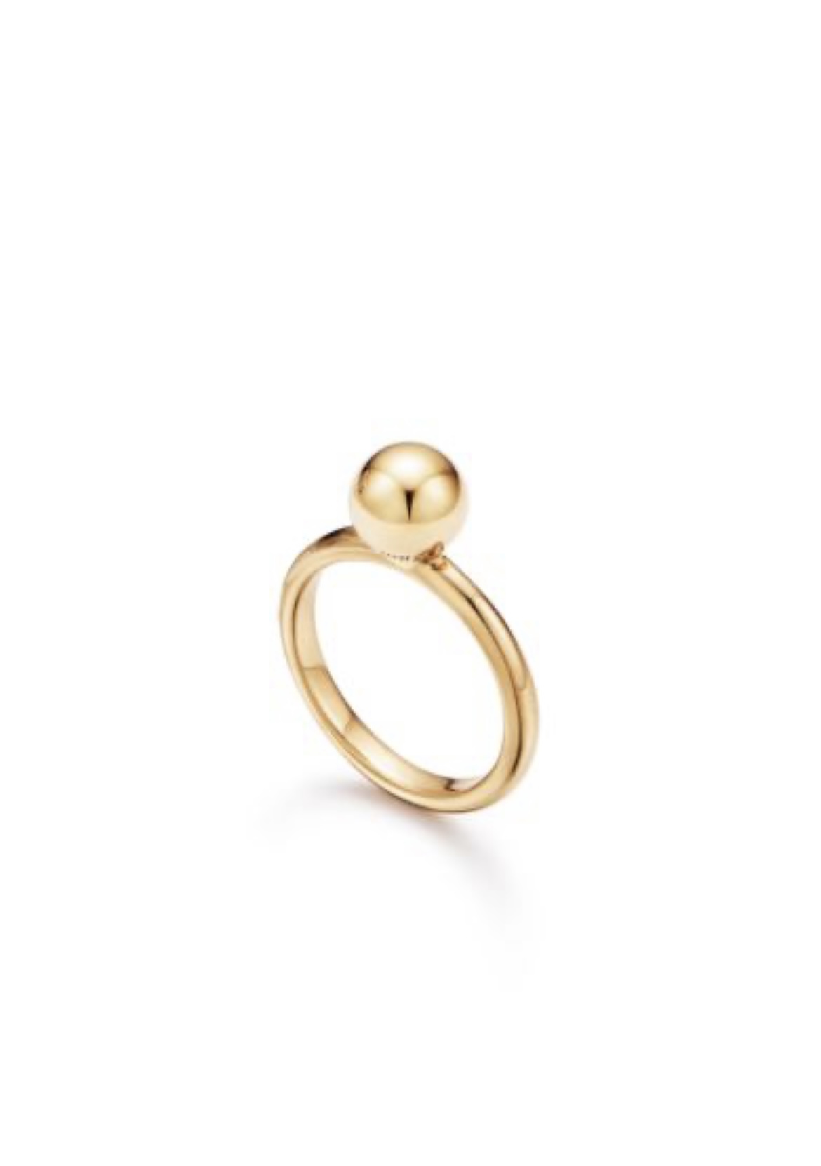 18K Gold Tiffany Hardware Sphere Ring