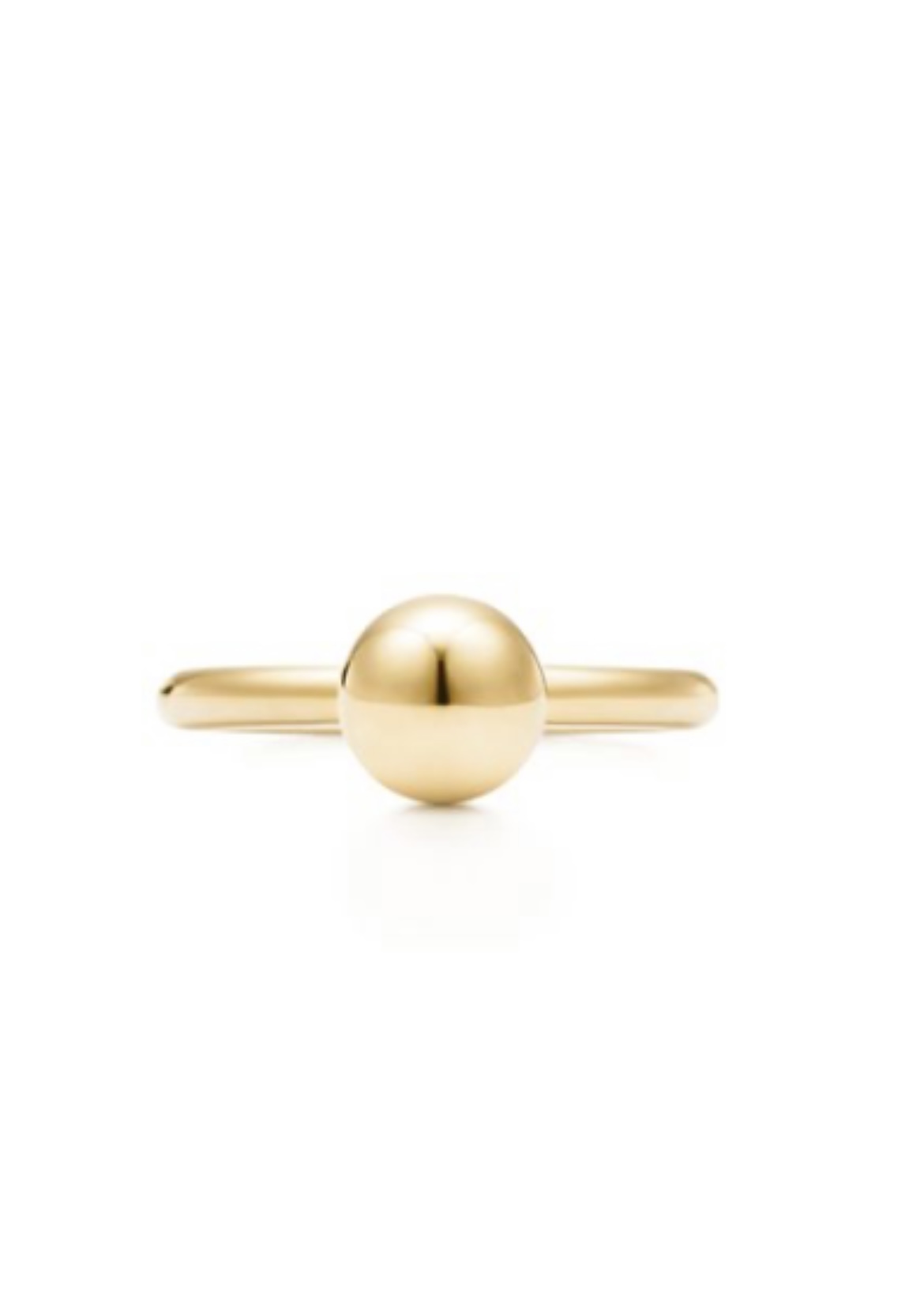 18K Gold Tiffany Hardware Sphere Ring