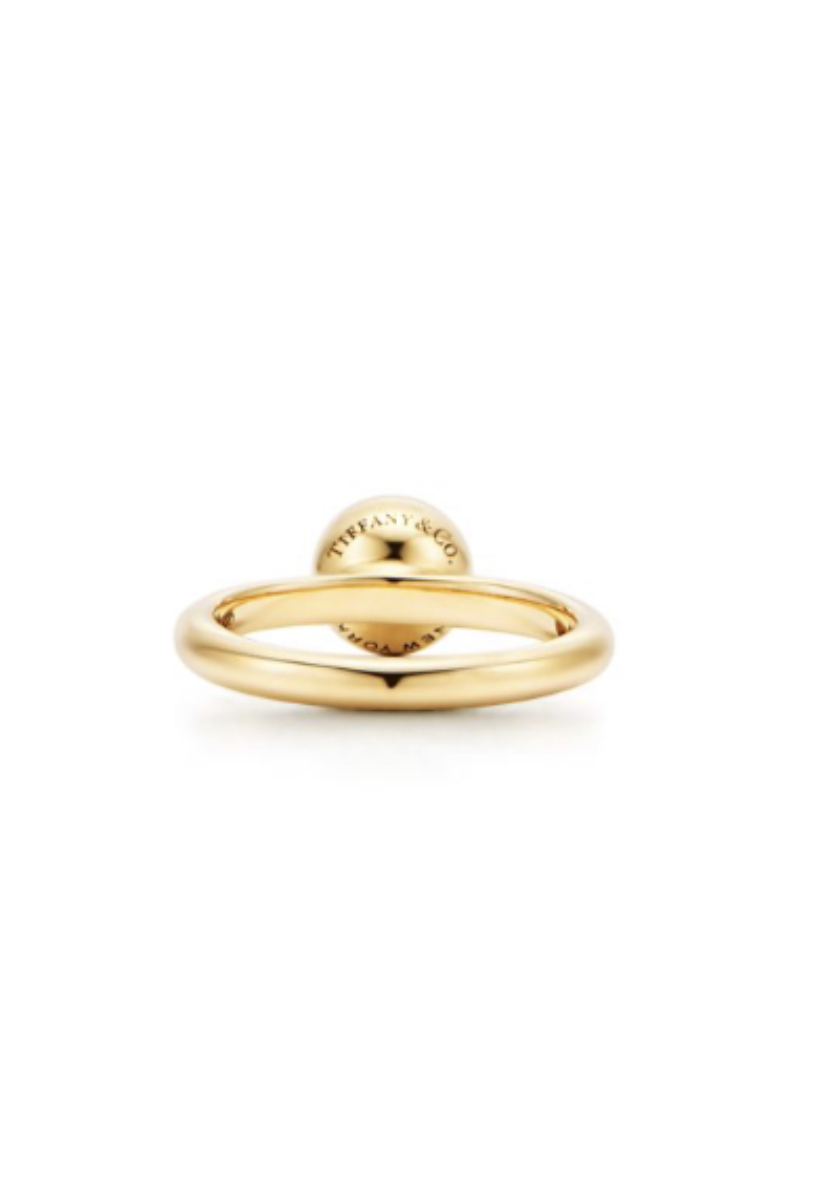 18K Gold Tiffany Hardware Sphere Ring