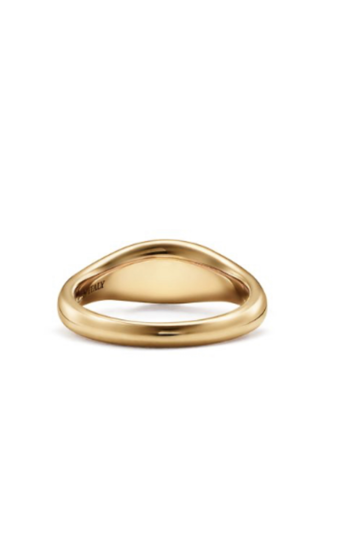 Tiffany T&Co. Gold Signet Ring with Diamond