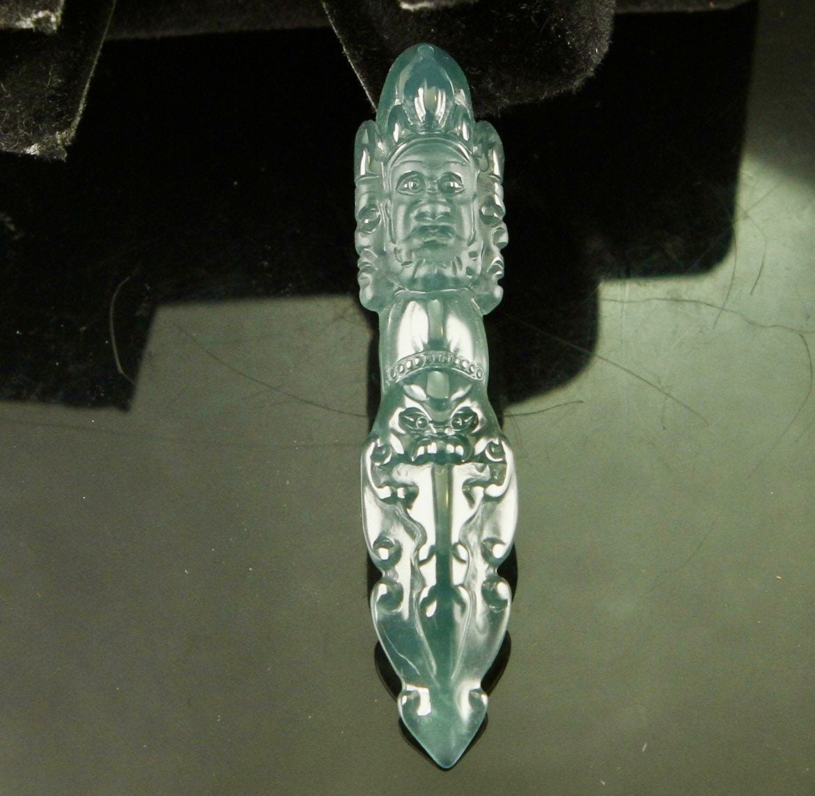 Buddha Karma Jade Pendant