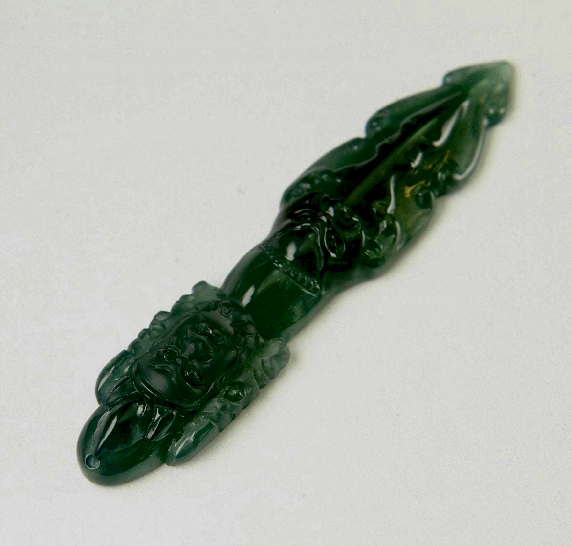 Buddha Karma Jade Pendant