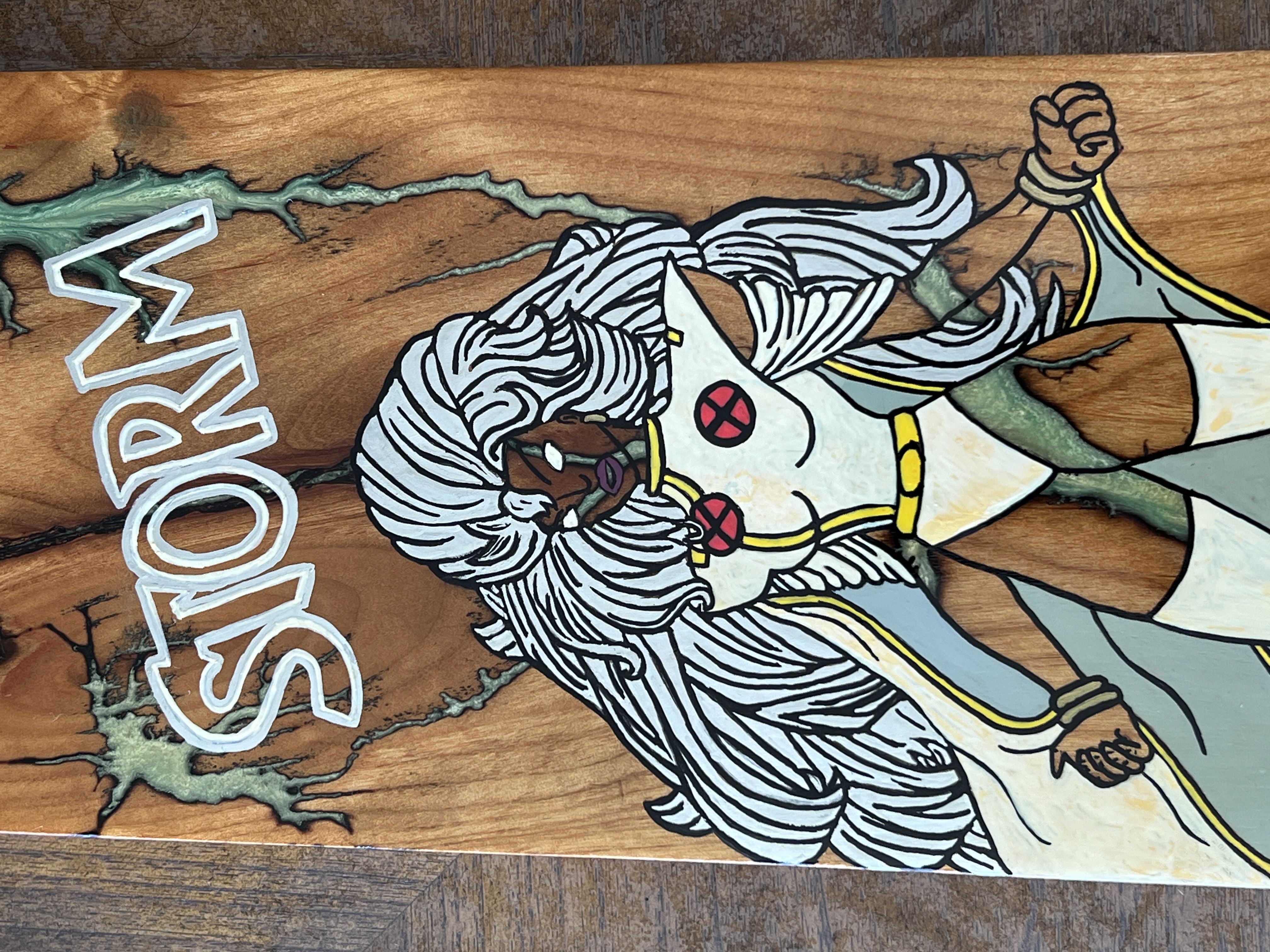 Storm Lady decorative art board