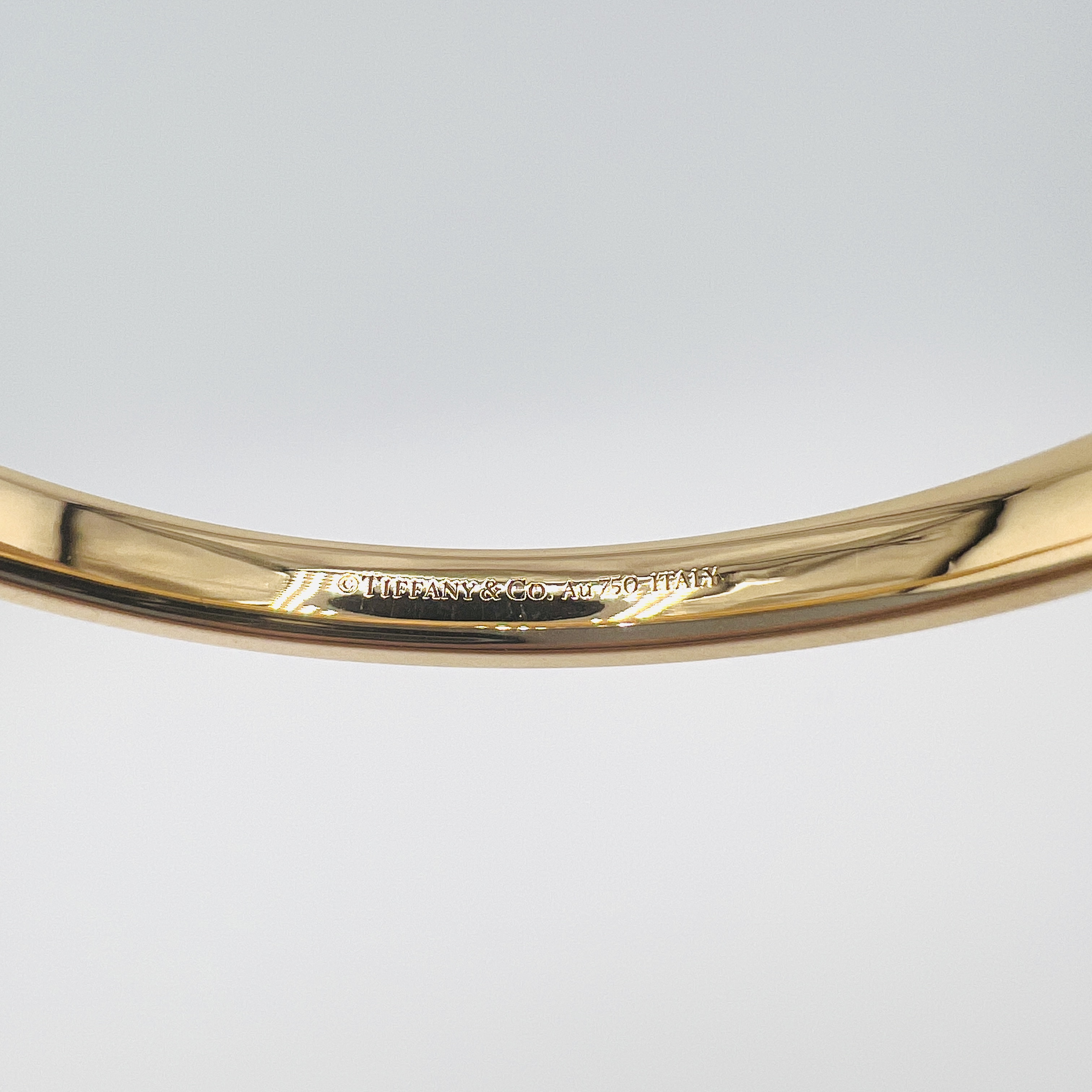 18K Rose Gold Tiffany T Hinge Bangle