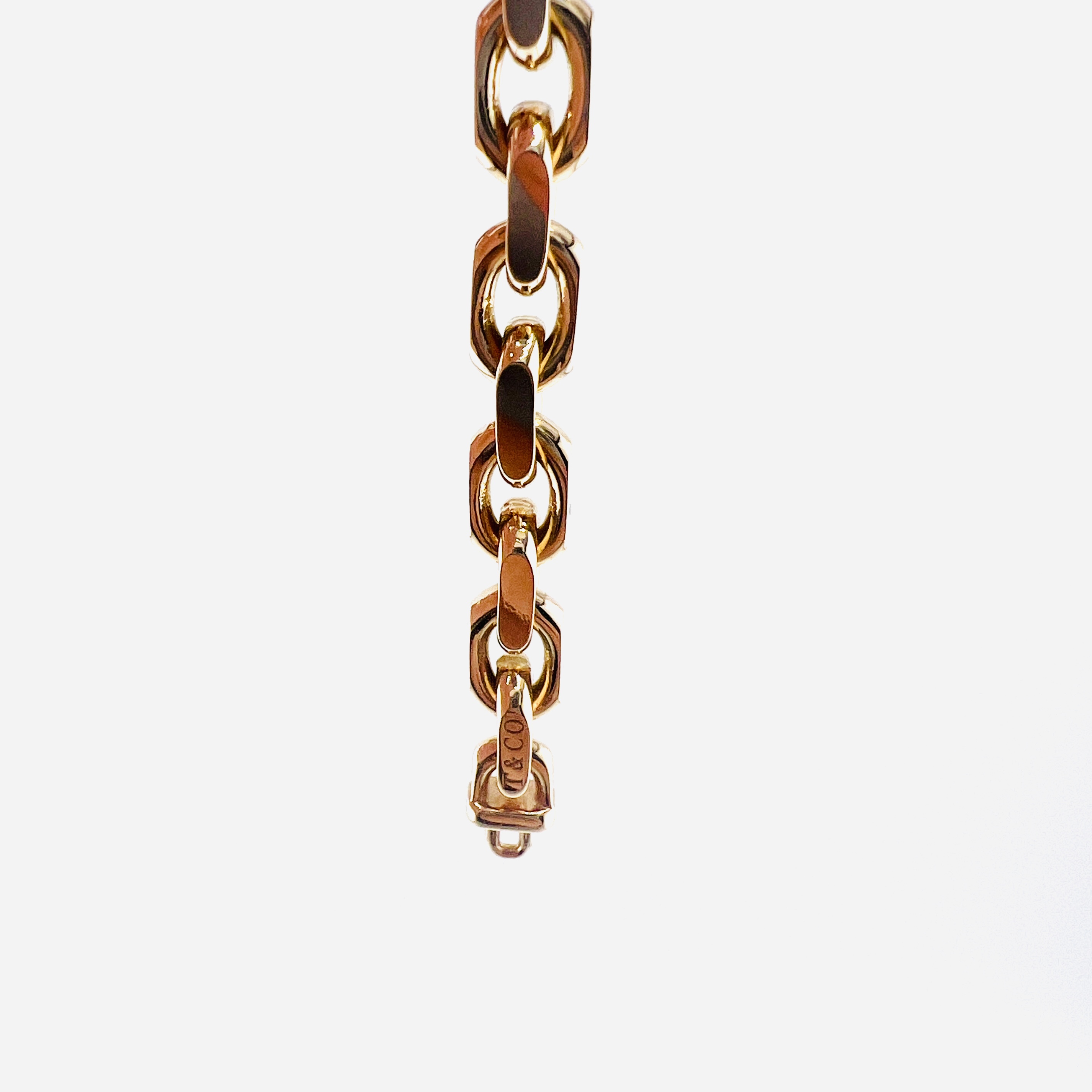 Tiffany & Co. Makers link bracelet in 18K rose gold, size medium