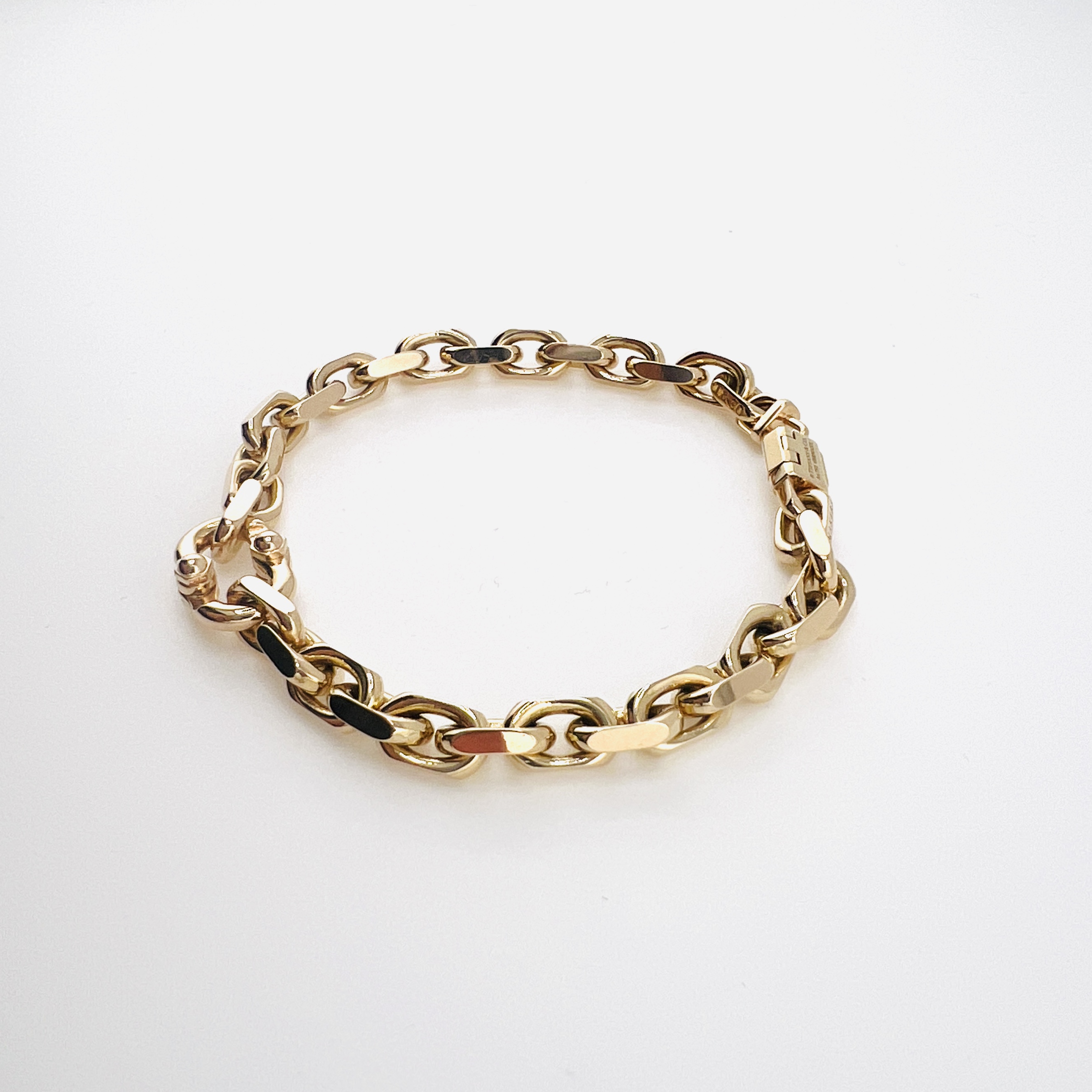 Tiffany & Co. Makers link bracelet in 18K rose gold, size medium
