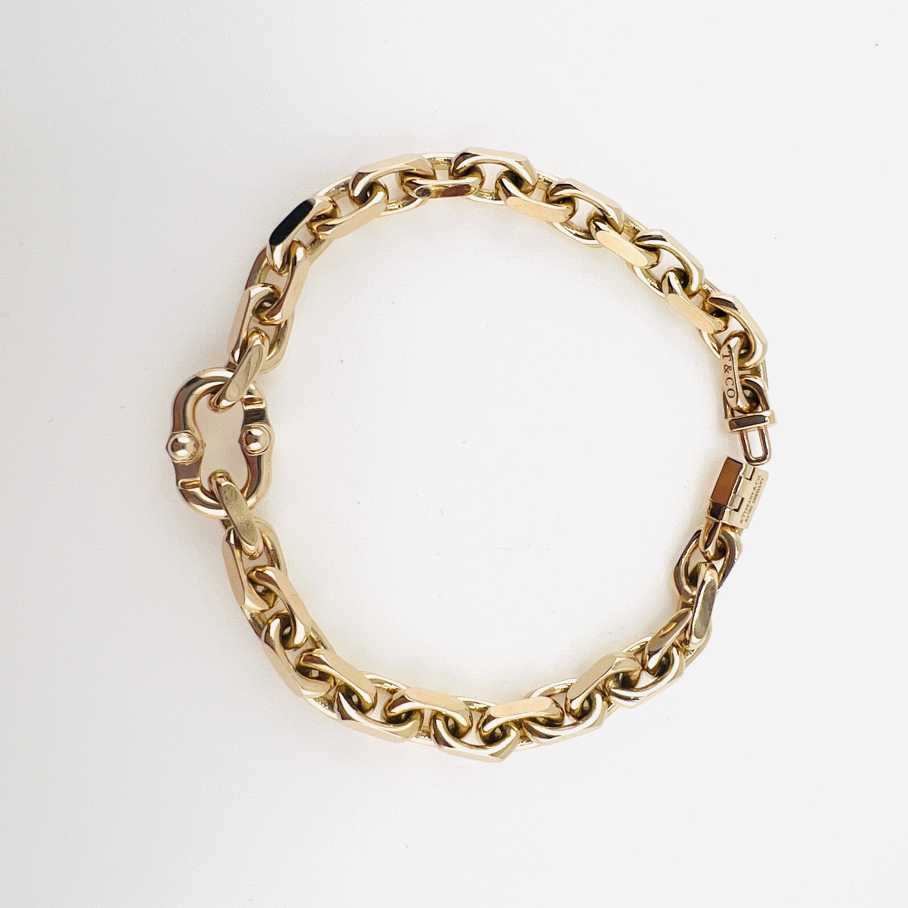 Tiffany & Co. Makers link bracelet in 18K rose gold, size medium