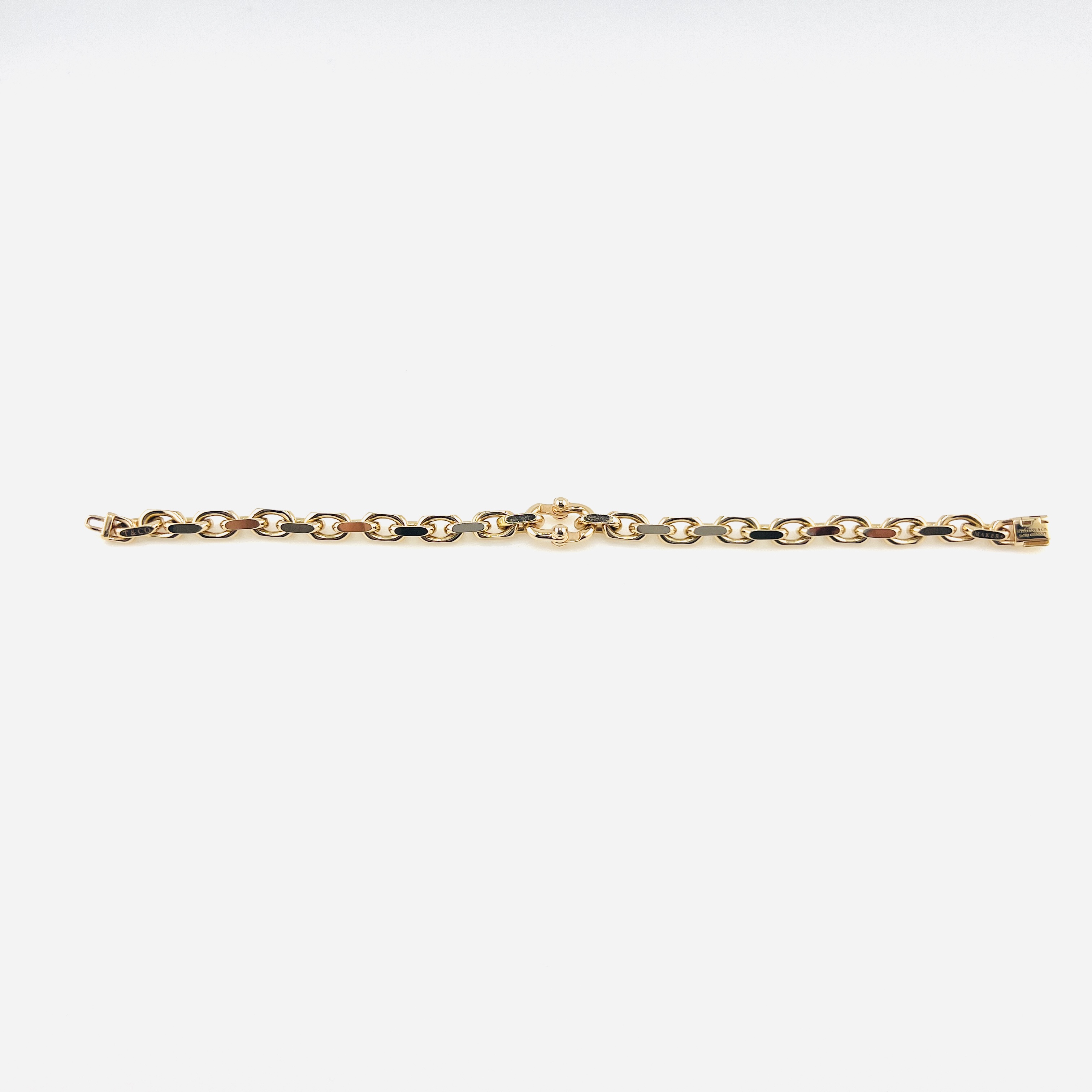 Tiffany & Co. Makers link bracelet in 18K rose gold, size medium