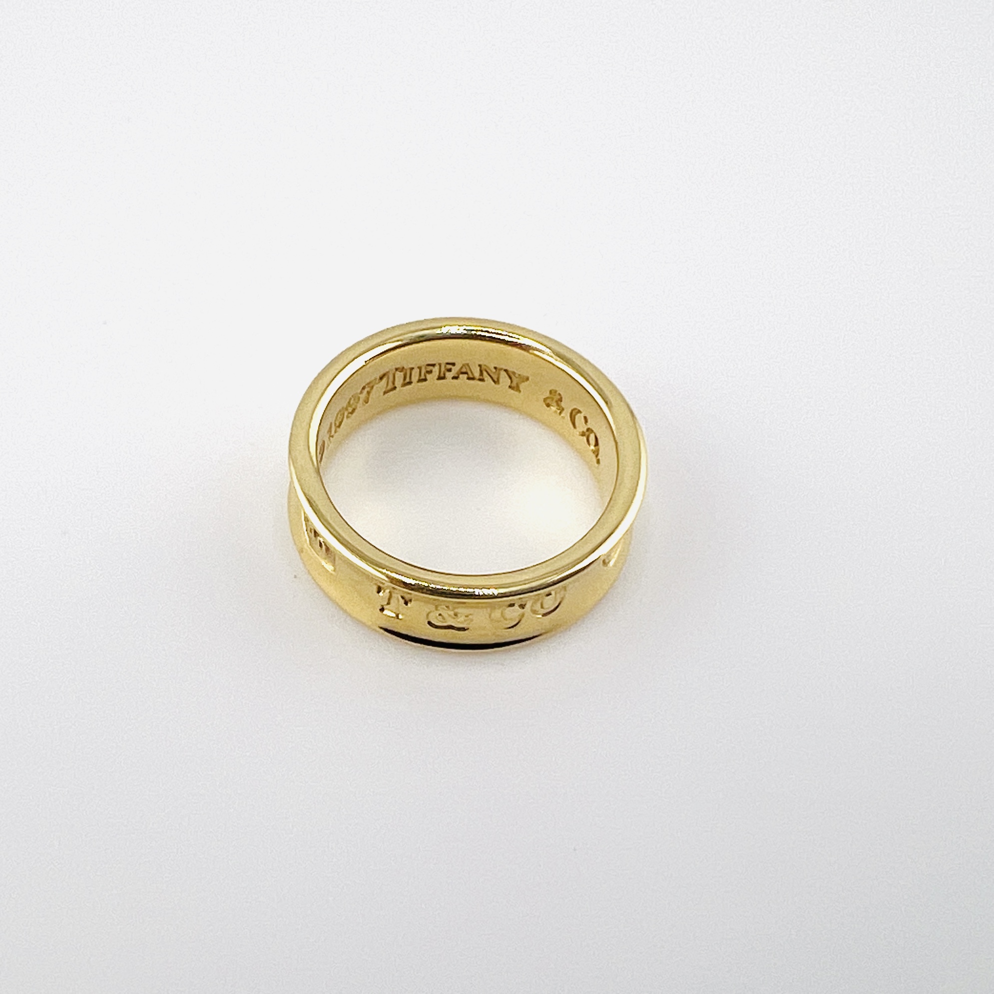 Tiffany & Co. 1837 band ring in 18K gold