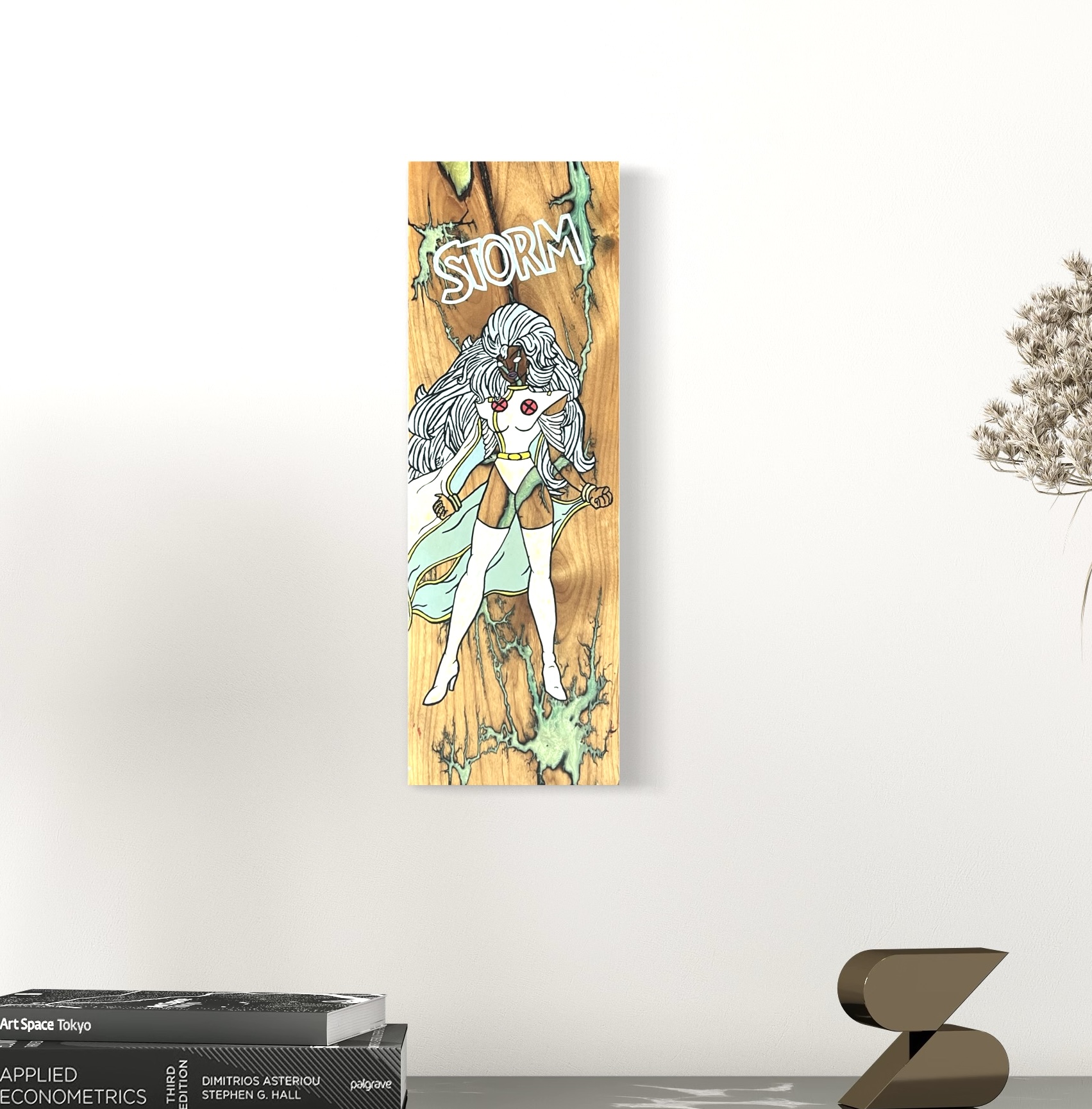 Storm Lady decorative art board