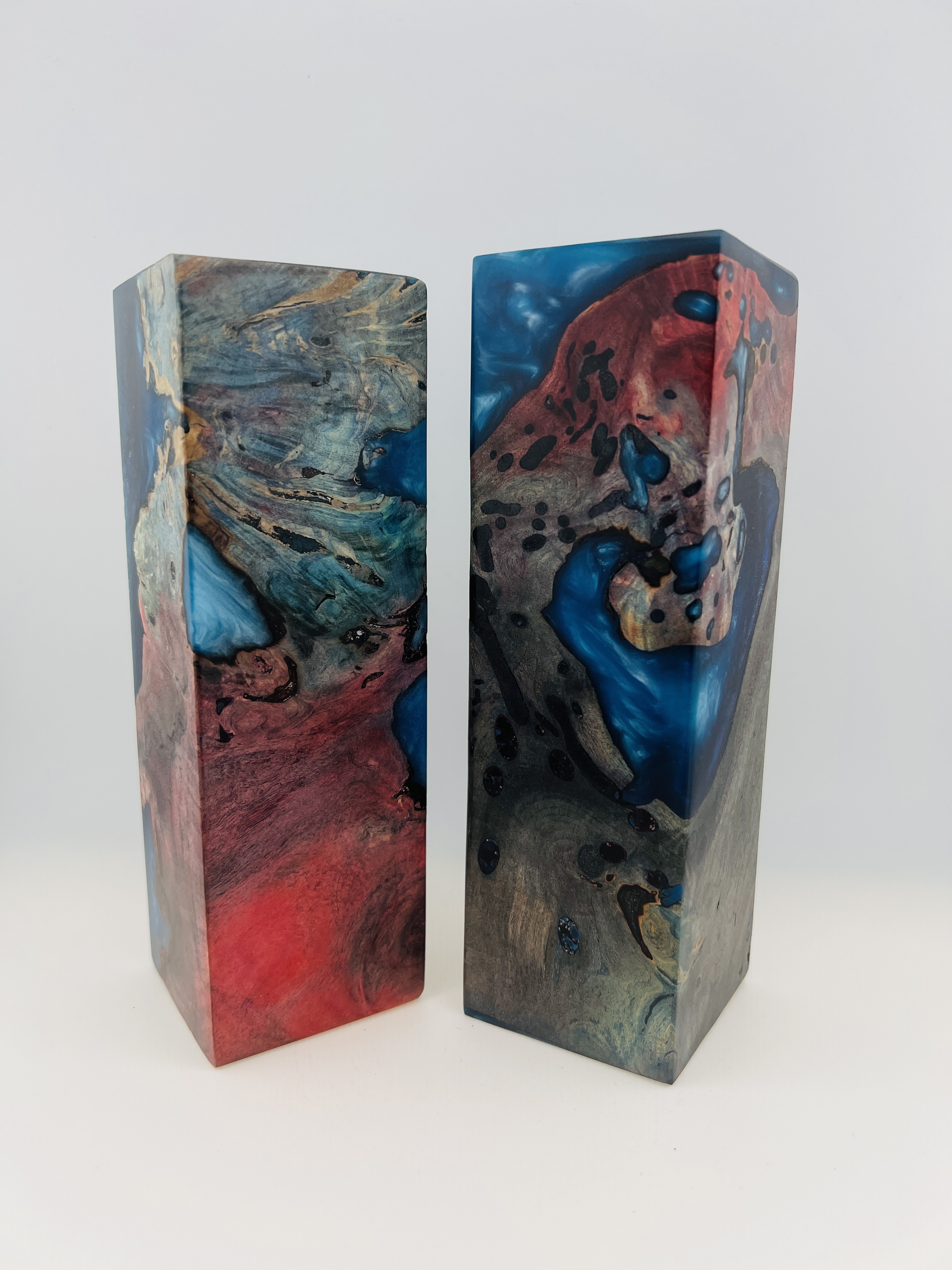 Display block pair set, Blue Universe, large