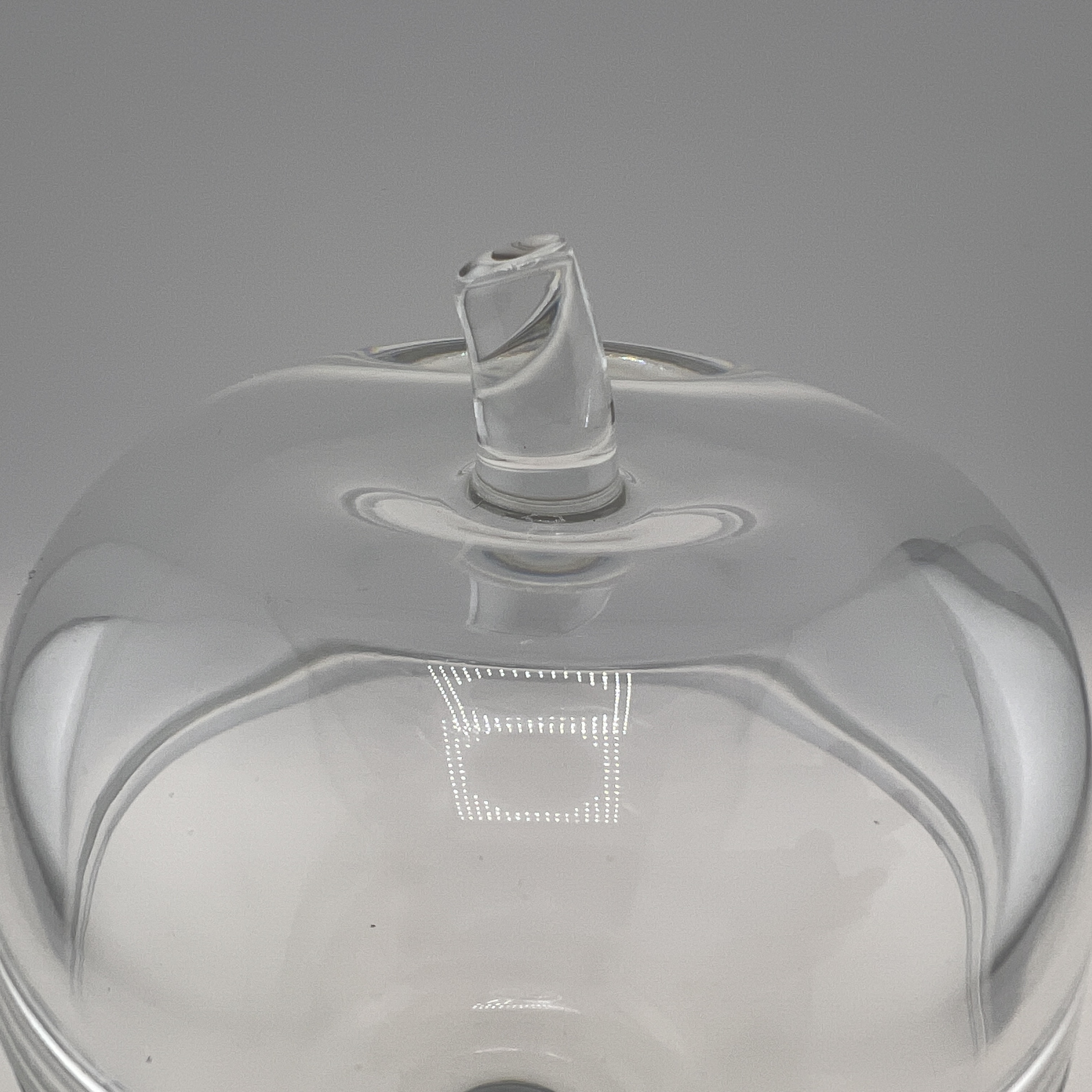 Tiffany & Co. Crystal glass Apple candy jar jewelry container