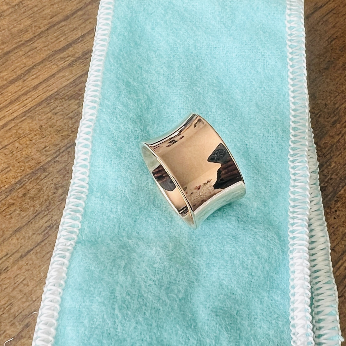 Tiffany & Co. 1837 RTT Rubedo wide ring, size 6