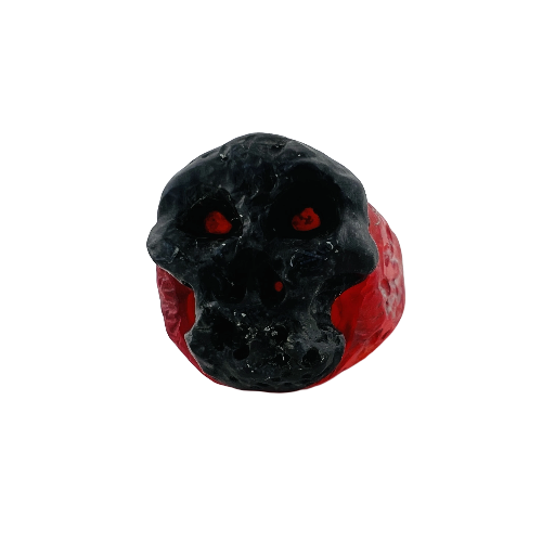 Glow in the dark Skull bloody money ring