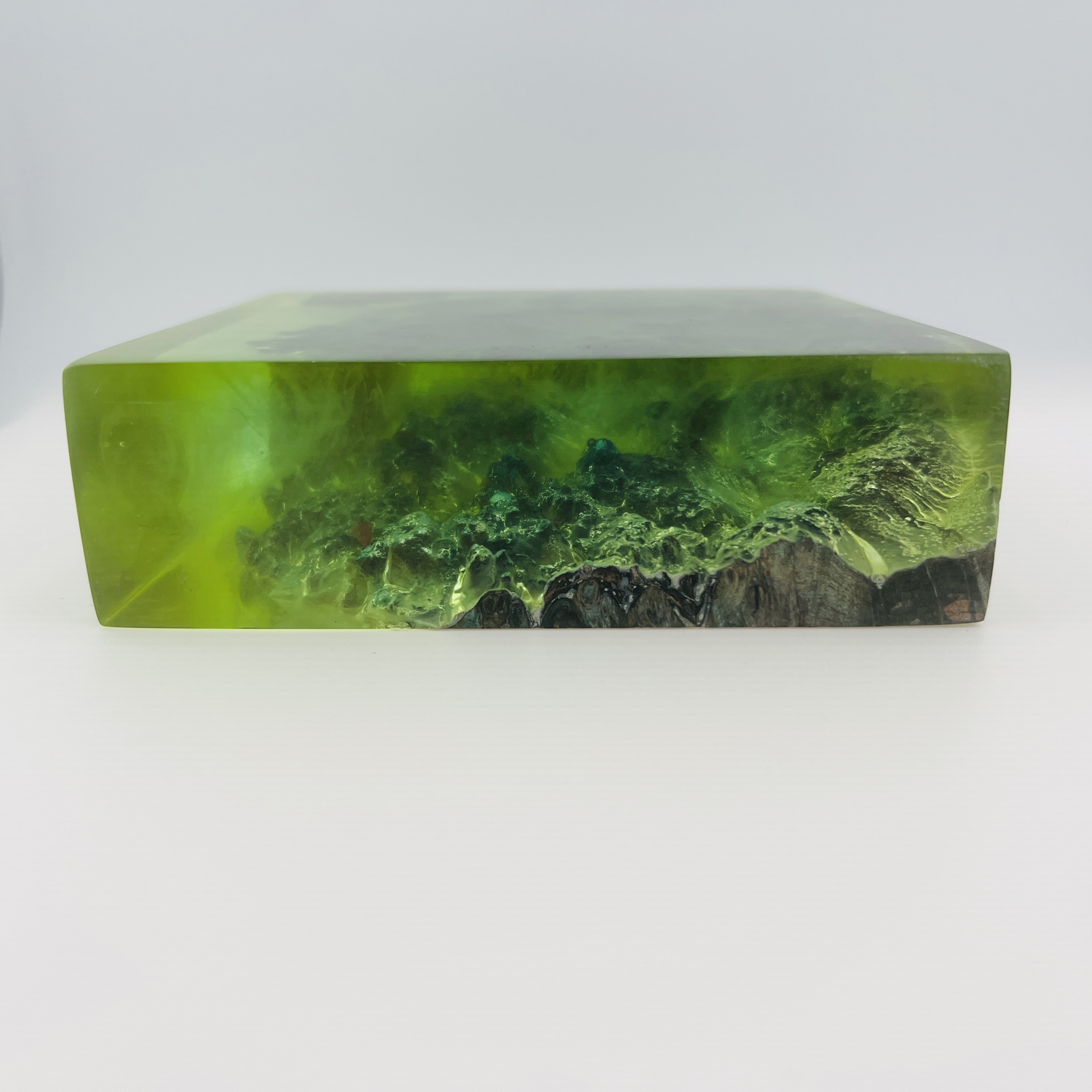 Resin and wood Green Bay display block