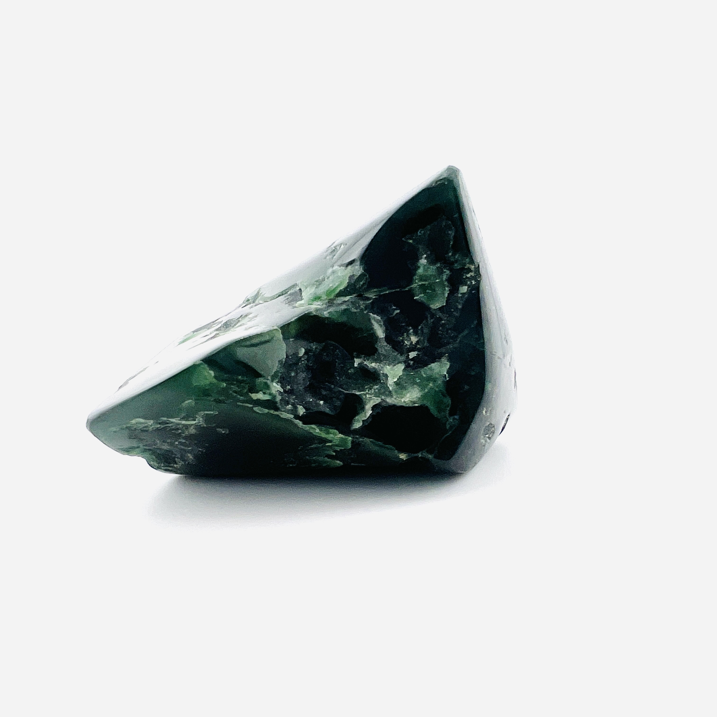 Green summit Burmese jadeite wish stone/seal