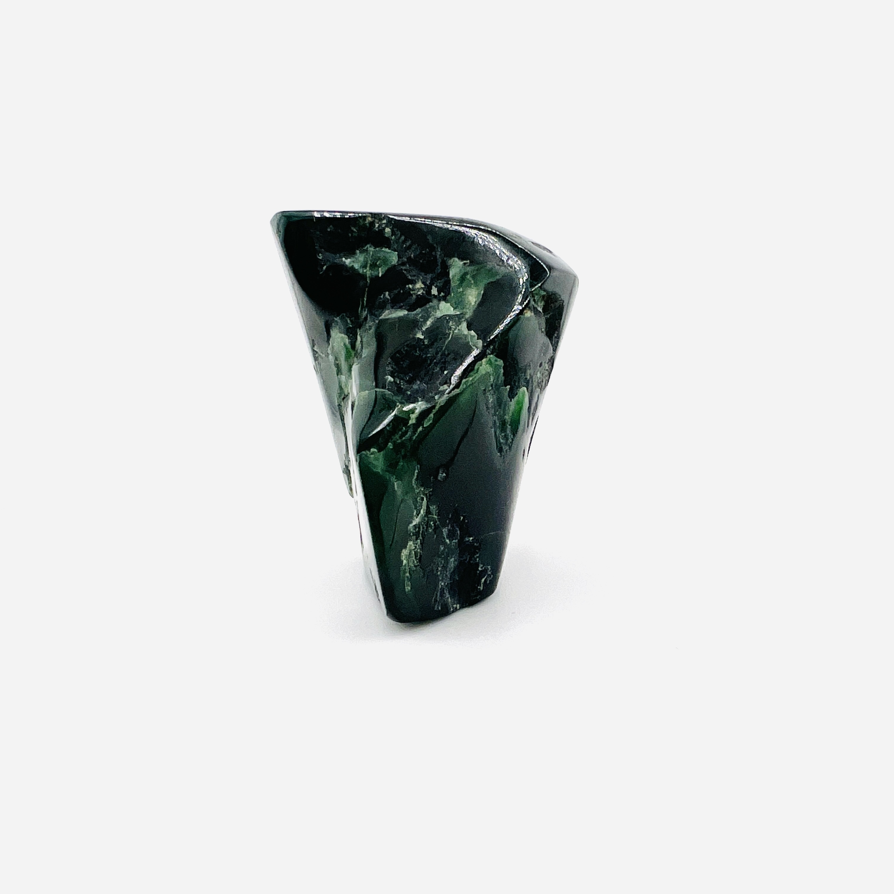 Green summit Burmese jadeite wish stone/seal
