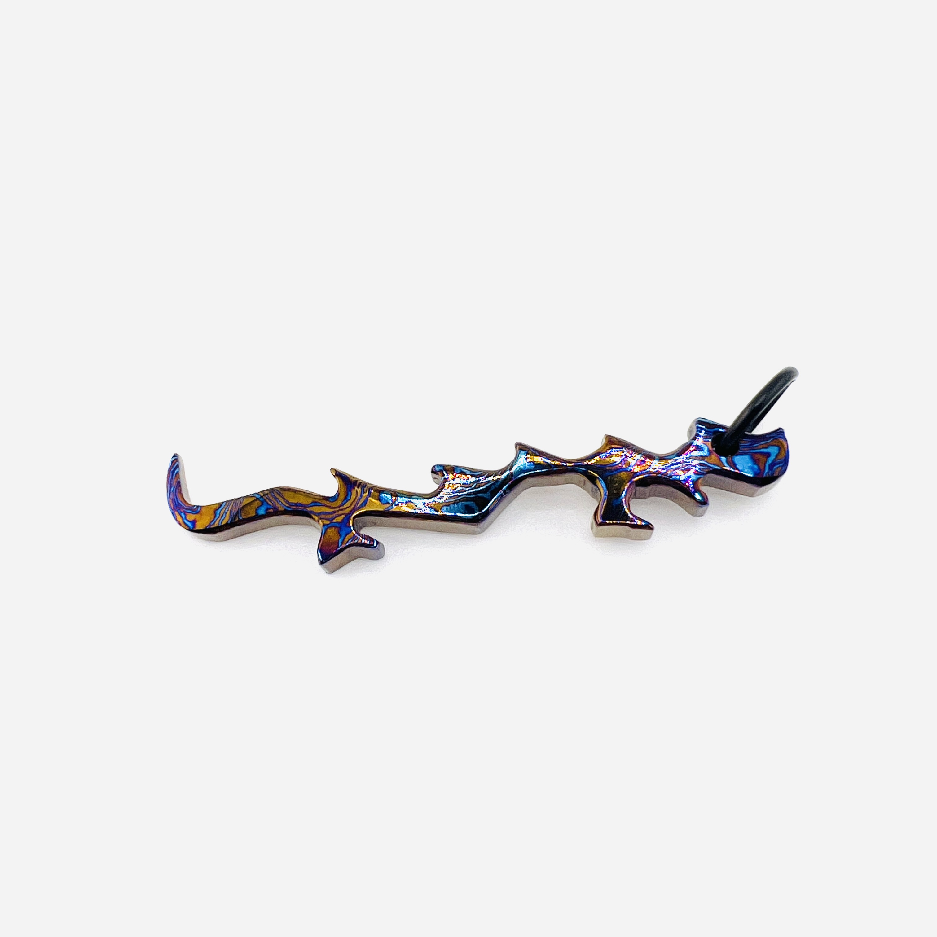Tamascus titanium dragon pendant