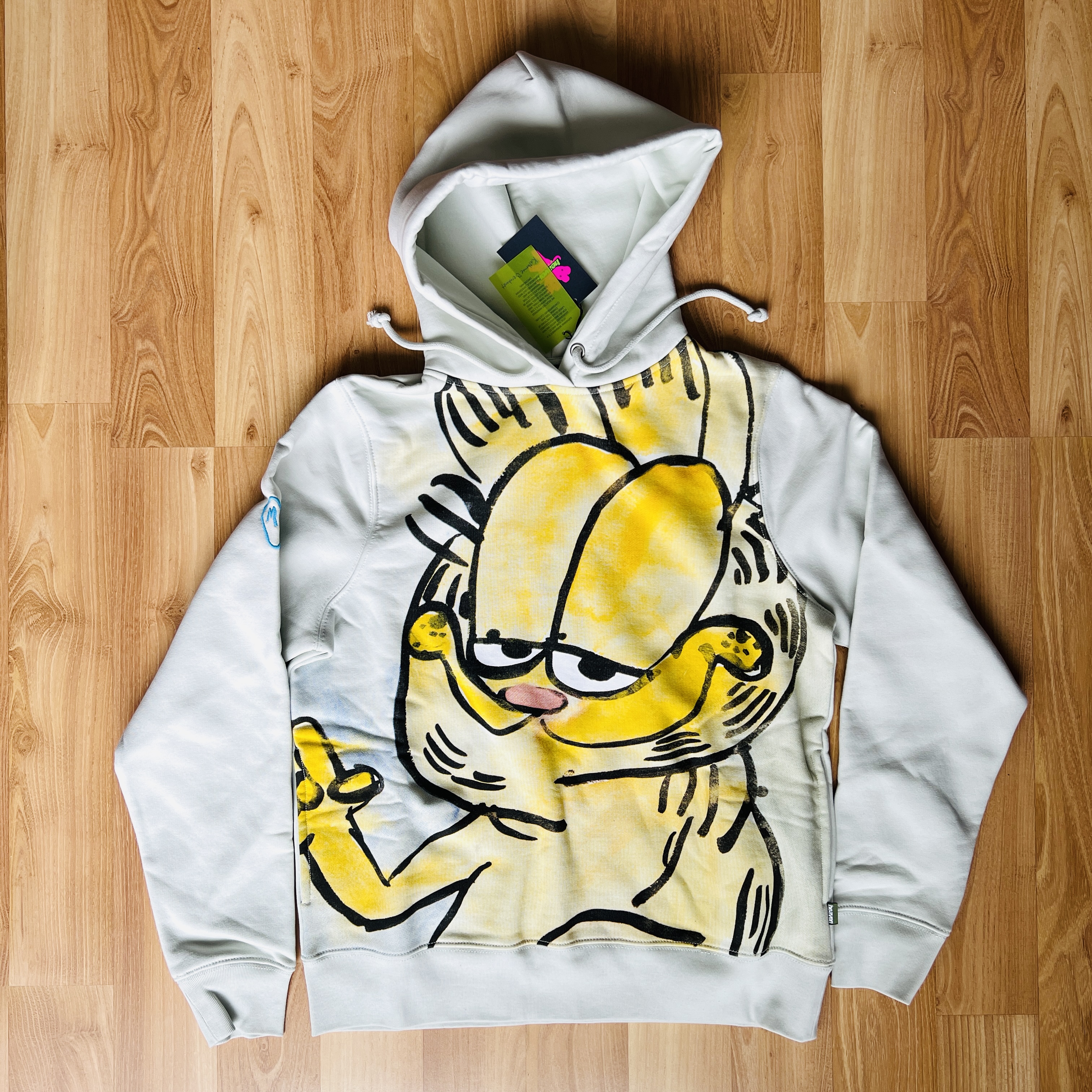 Marc Jacobs limited edition Garfield cat hoodie by artist Katherine Bernhardt, size S/SP