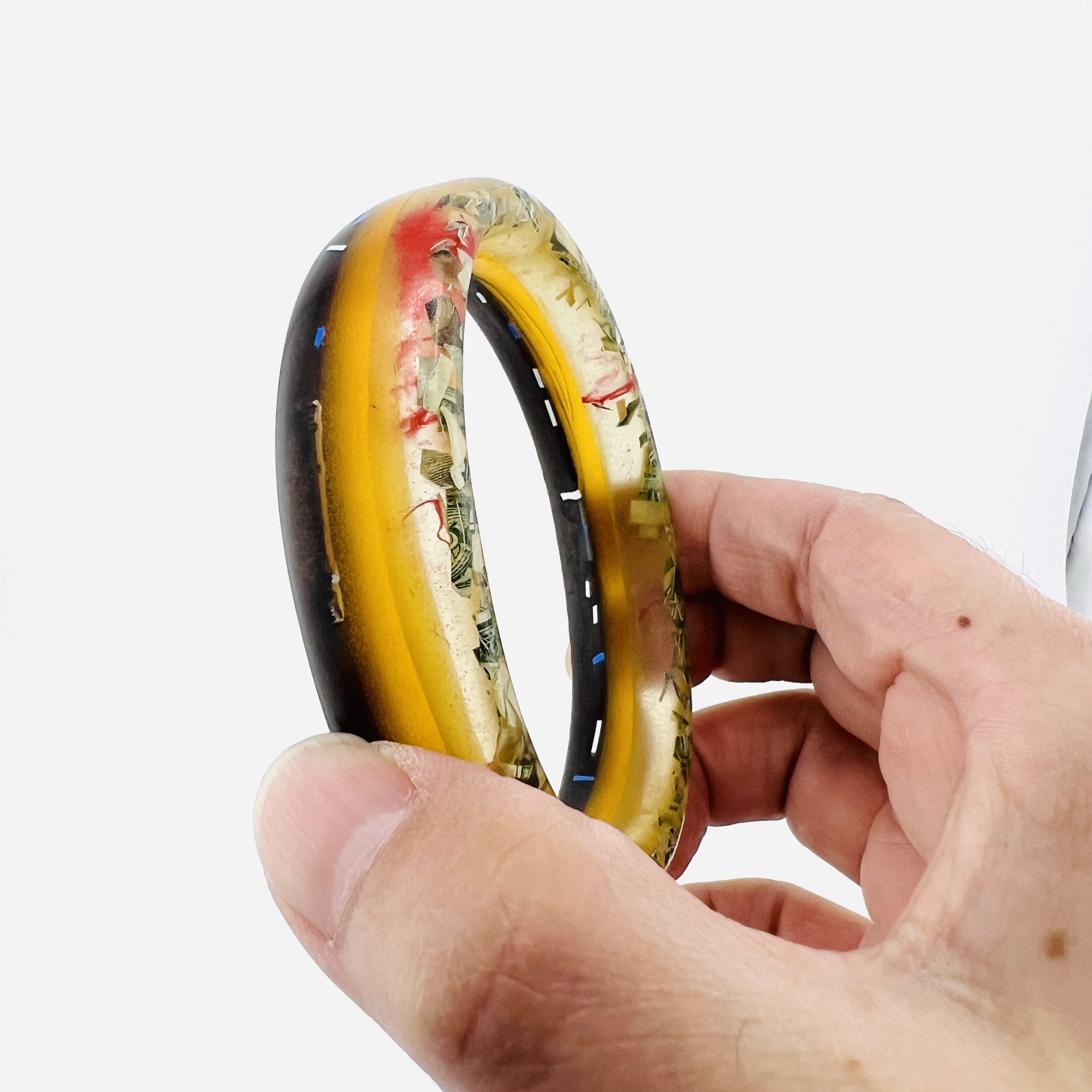 GID blood money resin bangle