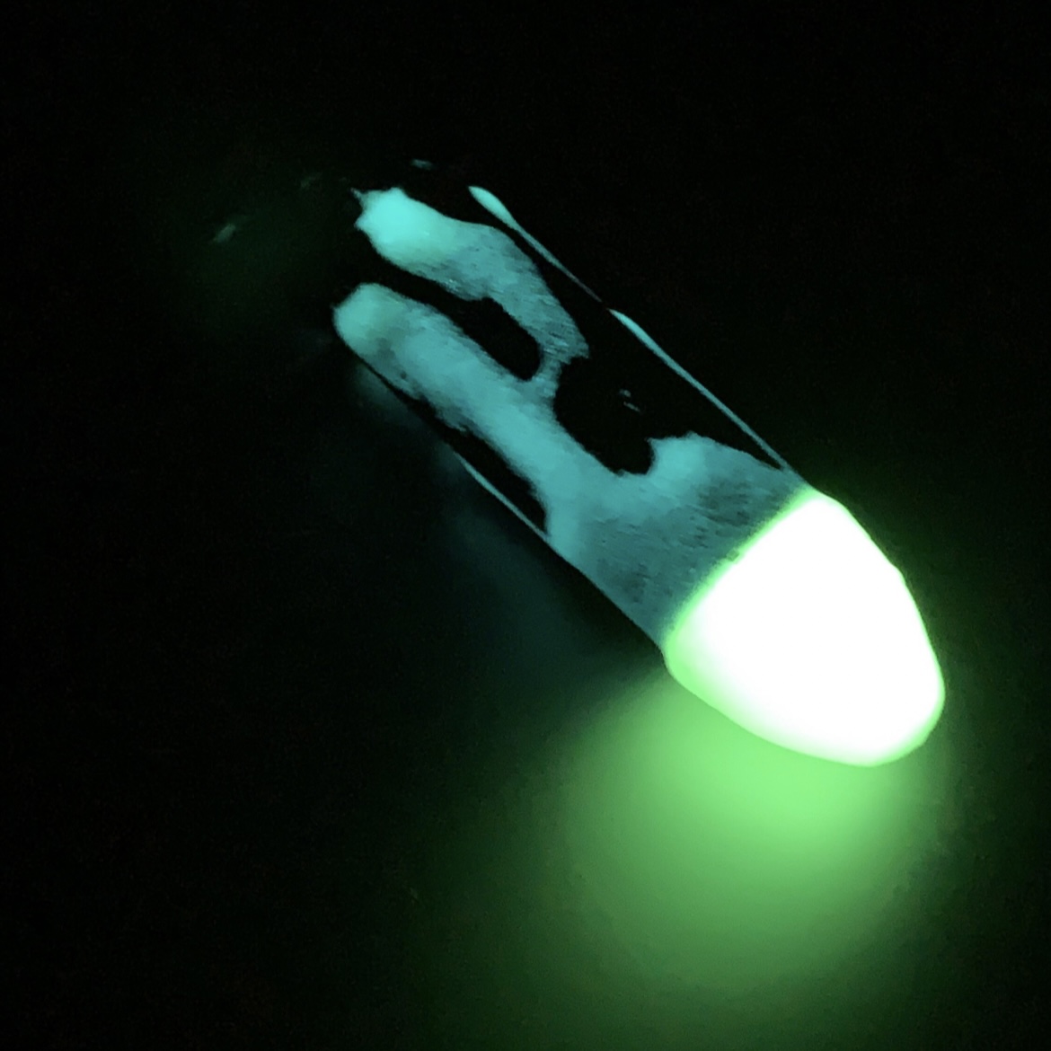 Zombier killer bullet pendant, resin, micarta, bras, and silver