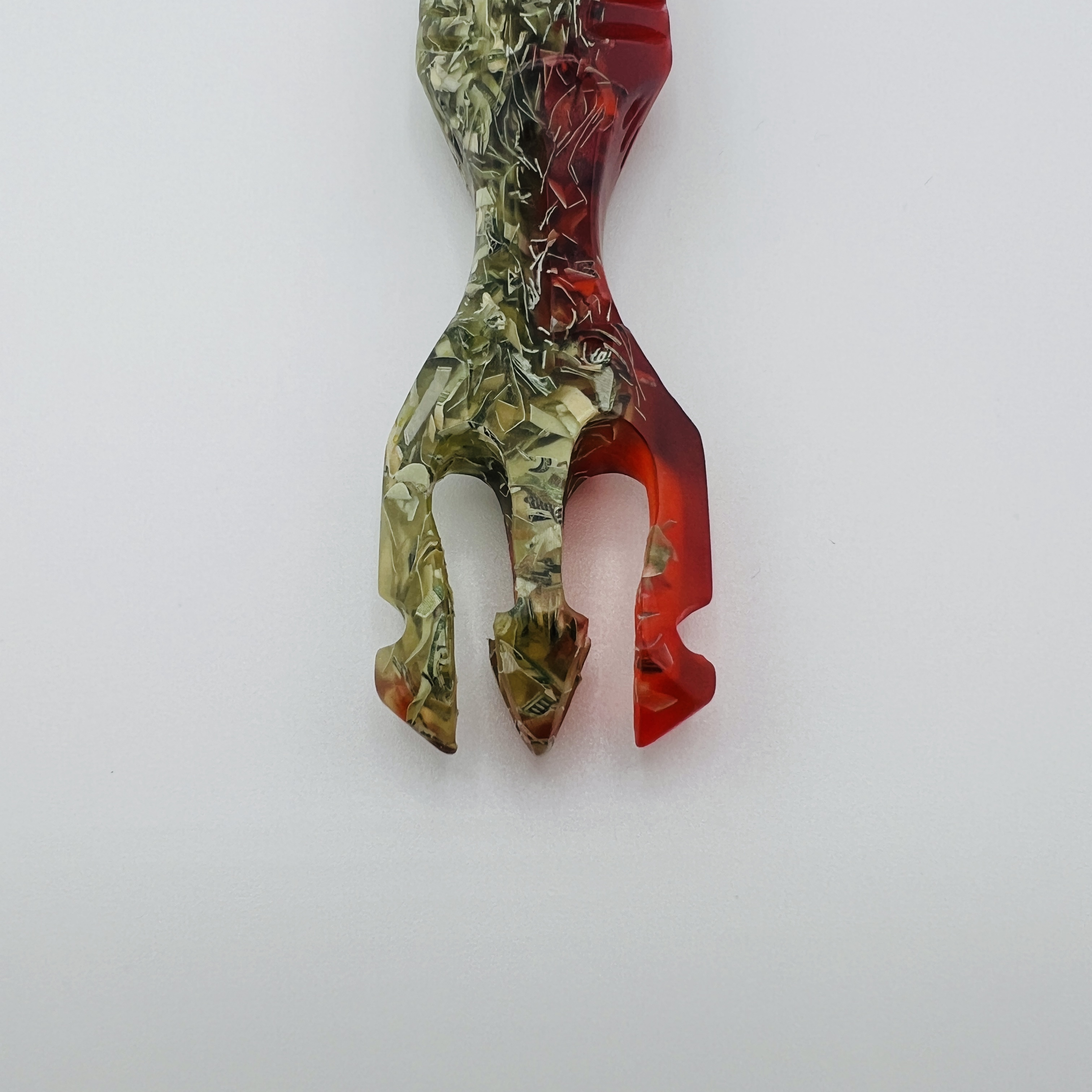 Devil's trident mini display dagger, blood money resin